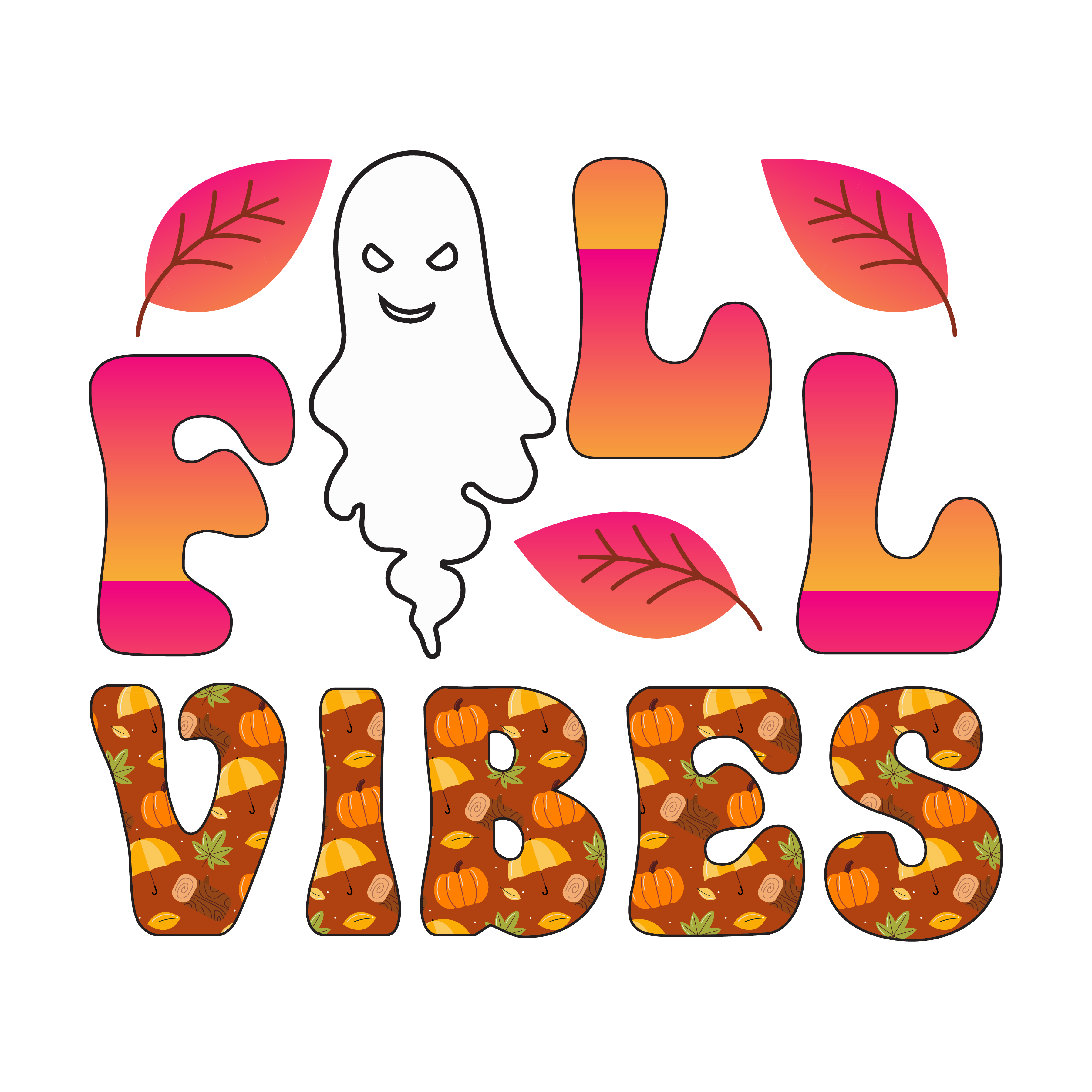 Inspirational Quote Fall Vibes Spooky Motivational Sticker Vinyl Decal Motivation Stickers- 5" Vinyl Sticker Waterproof