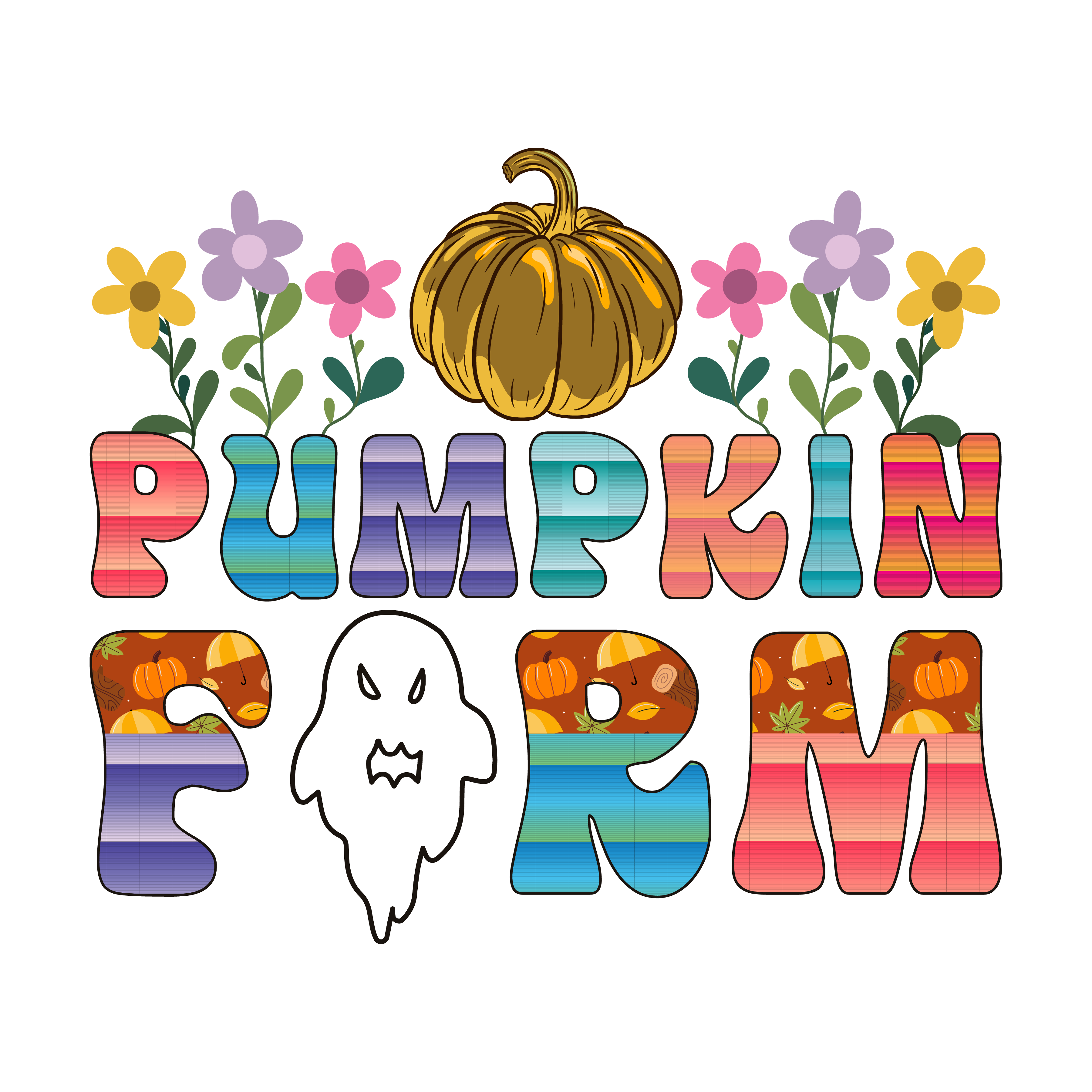 Inspirational Quote Pumpkin Farm Spooky Motivational Sticker Vinyl Decal Motivation Stickers- 5" Vinyl Sticker Waterproof