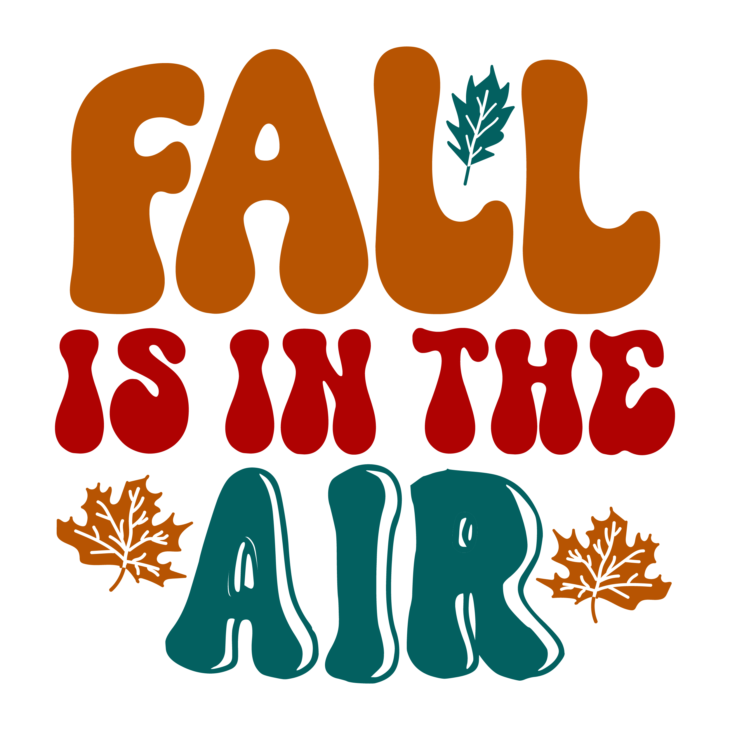Inspirational Quote Fall Is In The Air Beautiful Gift Motivational Sticker Vinyl Decal Motivation Stickers- 5" Vinyl Sticker Waterproof