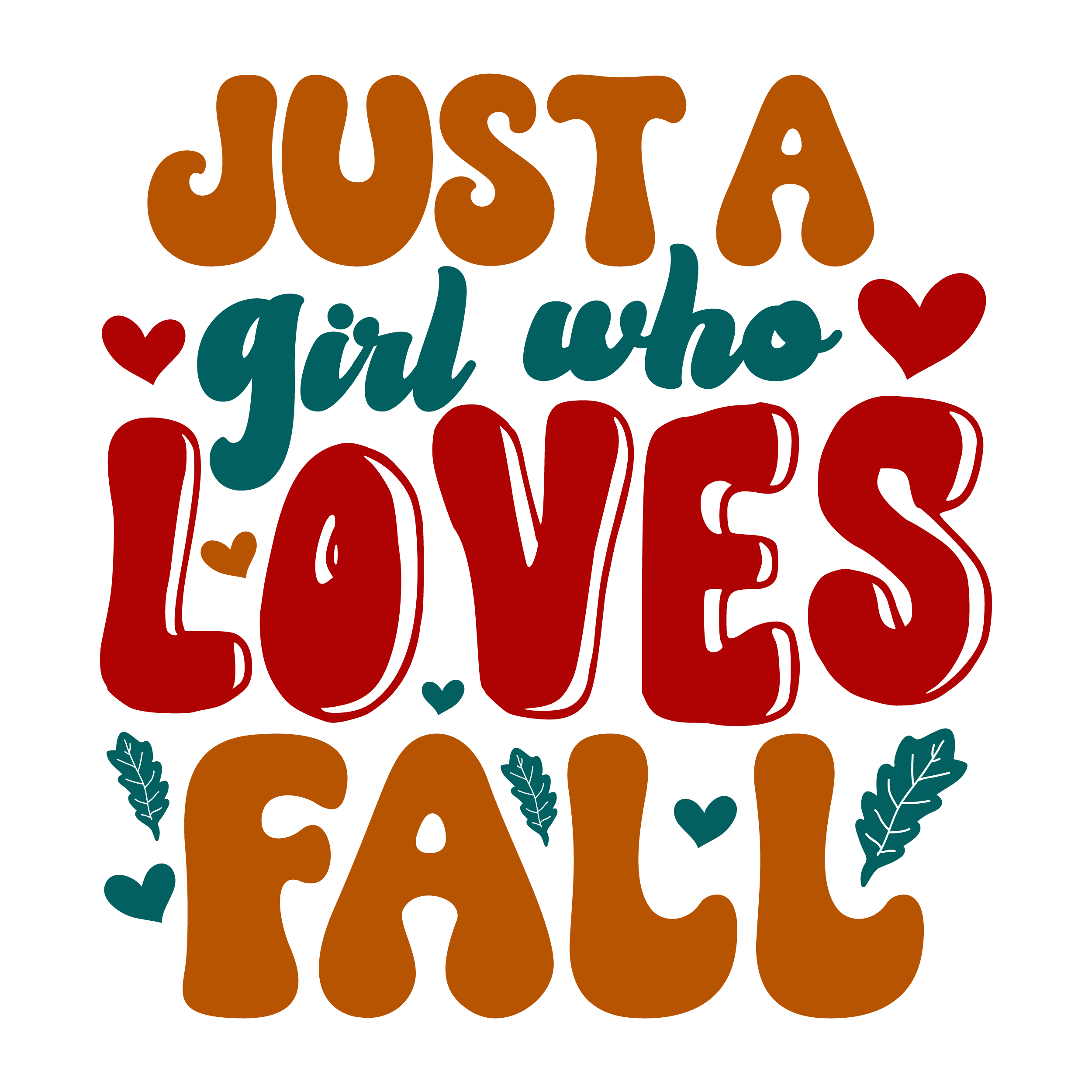 Inspirational Quote Just A Gill Who Loves Fall Pretty Gift Motivational Sticker Vinyl Decal Motivation Stickers- 5" Vinyl Sticker Waterproof