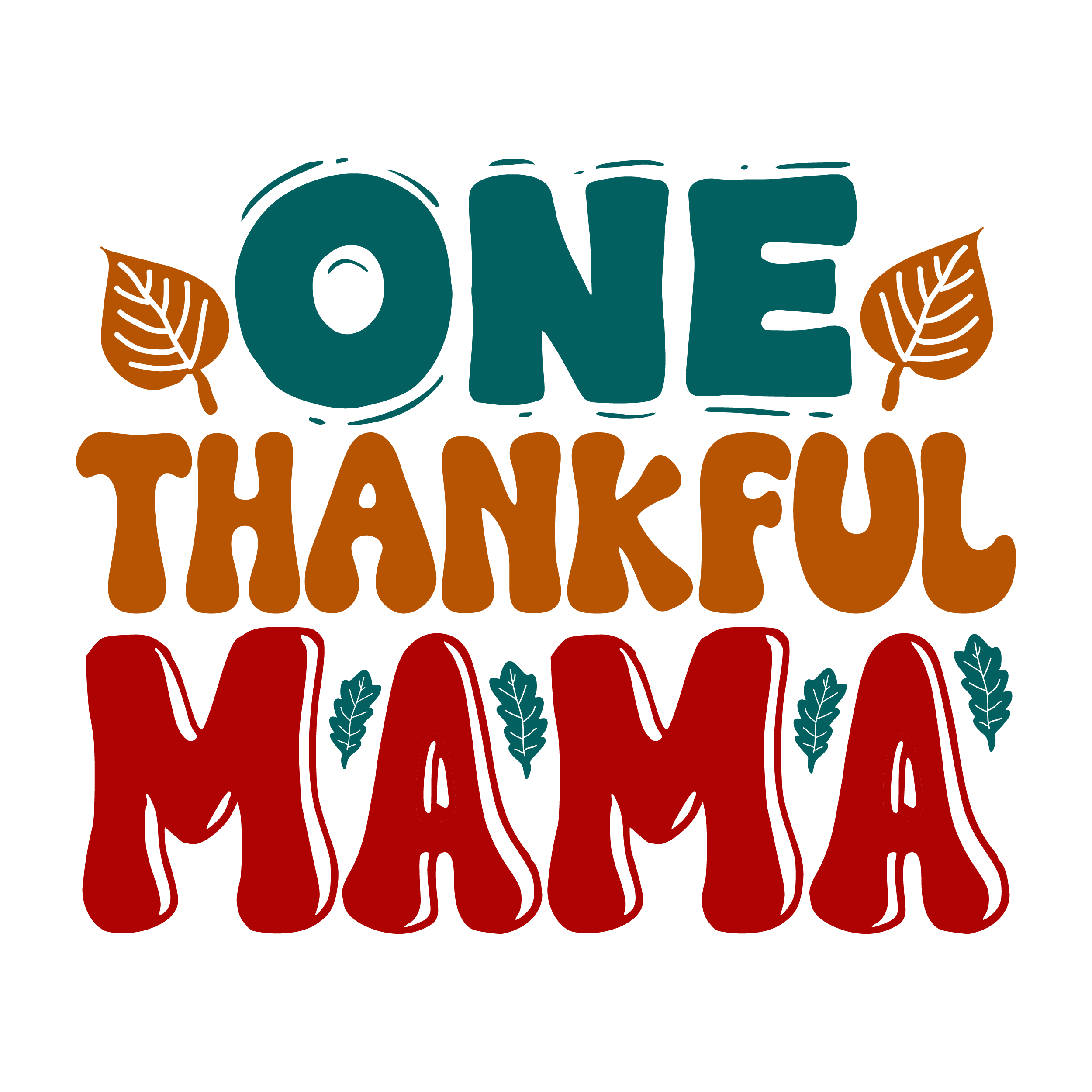 Inspirational Quote One Thankful Mama Pretty Gift Motivational Sticker Vinyl Decal Motivation Stickers- 5" Vinyl Sticker Waterproof