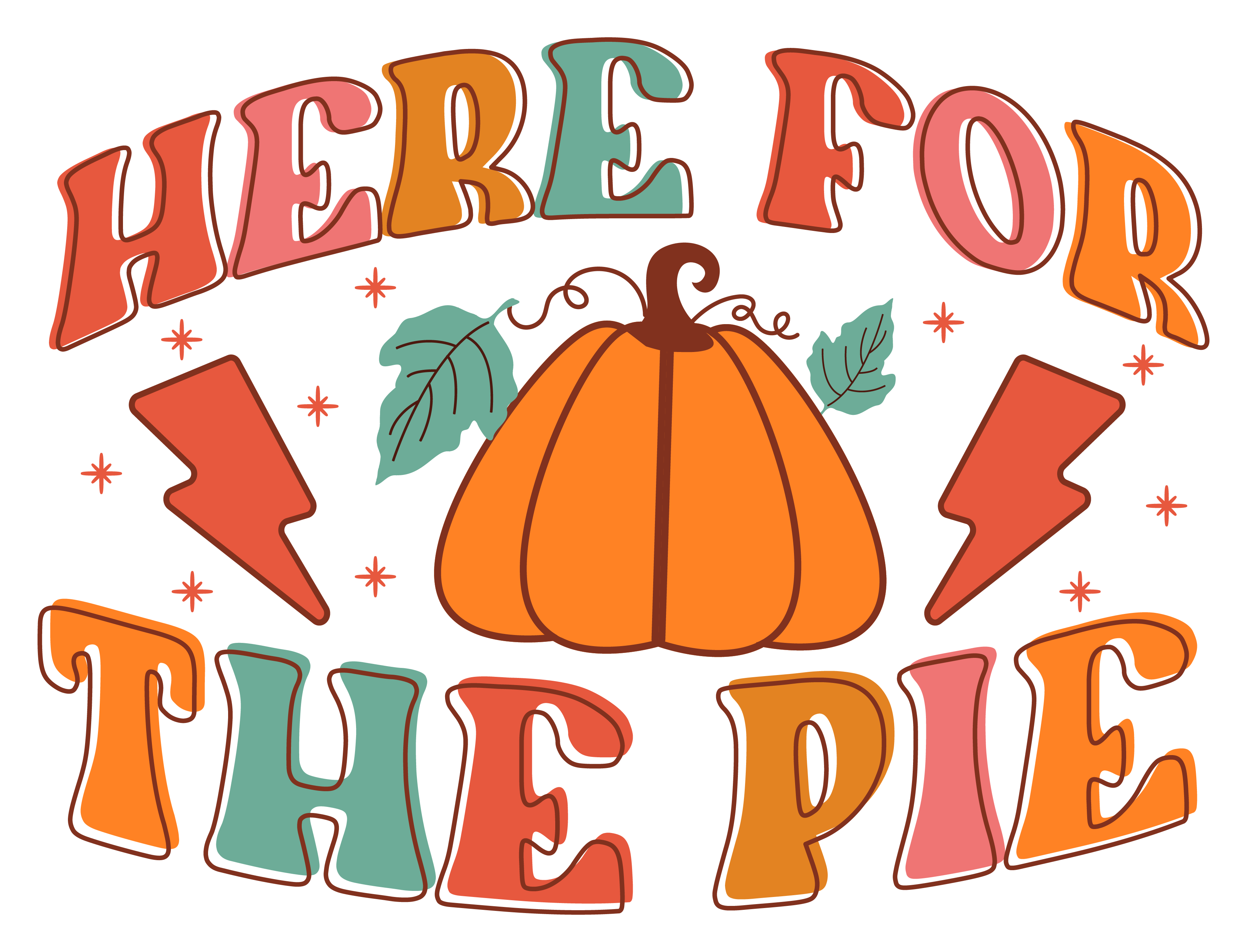 Inspirational Quote Here For The Pie Motivational Sticker Vinyl Decal Motivation Stickers- 5" Vinyl Sticker Waterproof