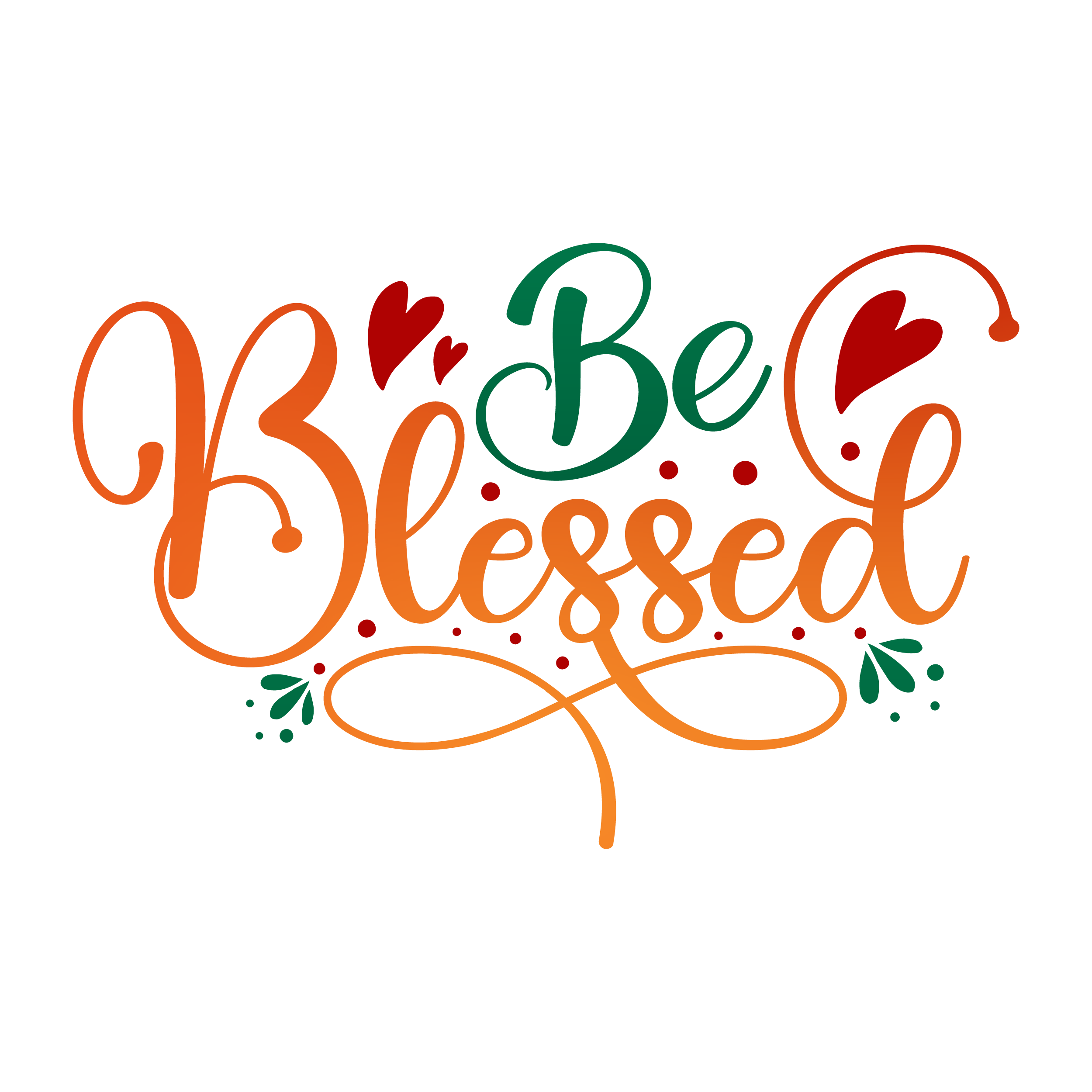 Inspirational Quote Be Blessed Motivational Sticker Vinyl Decal Motivation Stickers- 5" Vinyl Sticker Waterproof