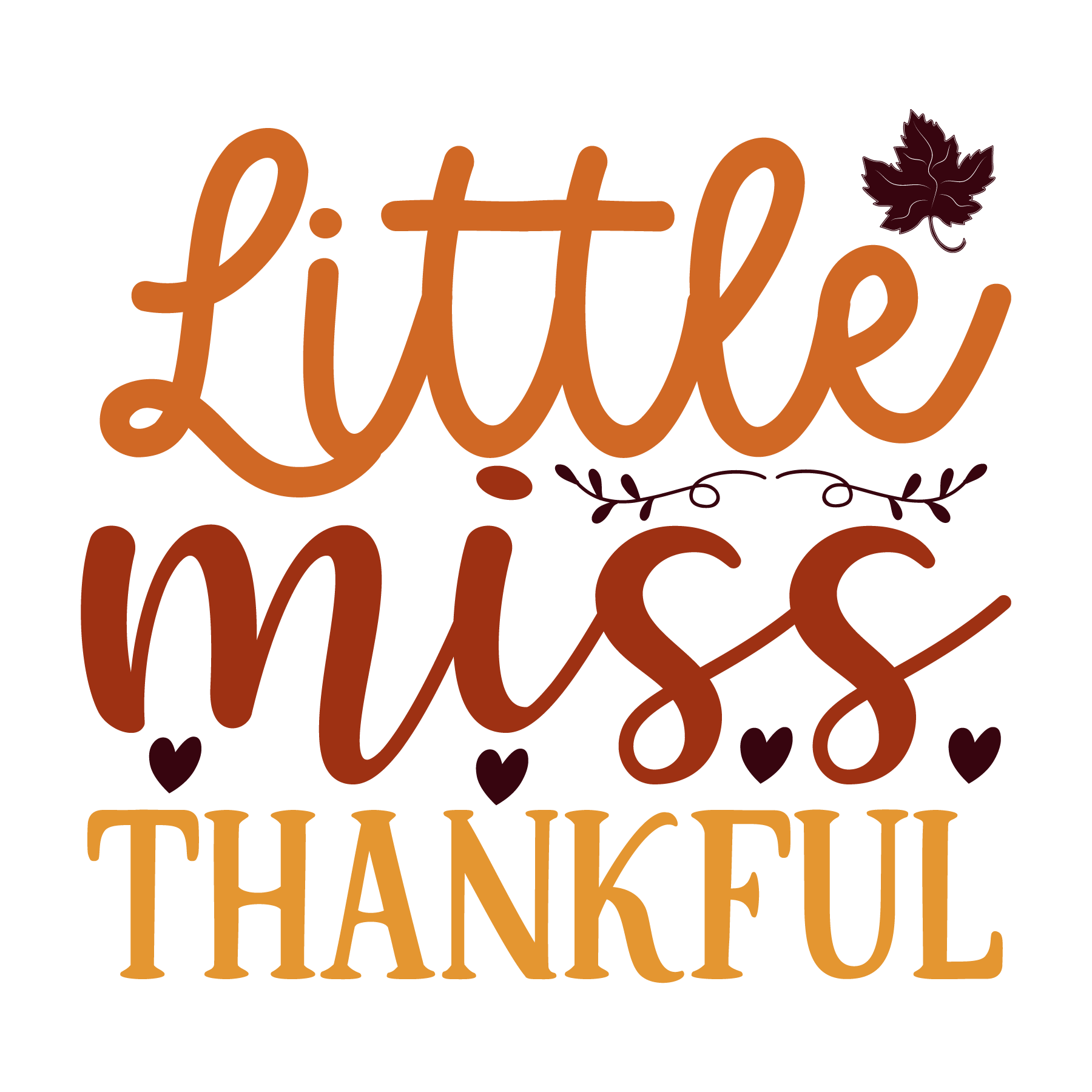 Inspirational Quote Little Miss Thankful Motivational Sticker Vinyl Decal Motivation Stickers- 5" Vinyl Sticker Waterproof
