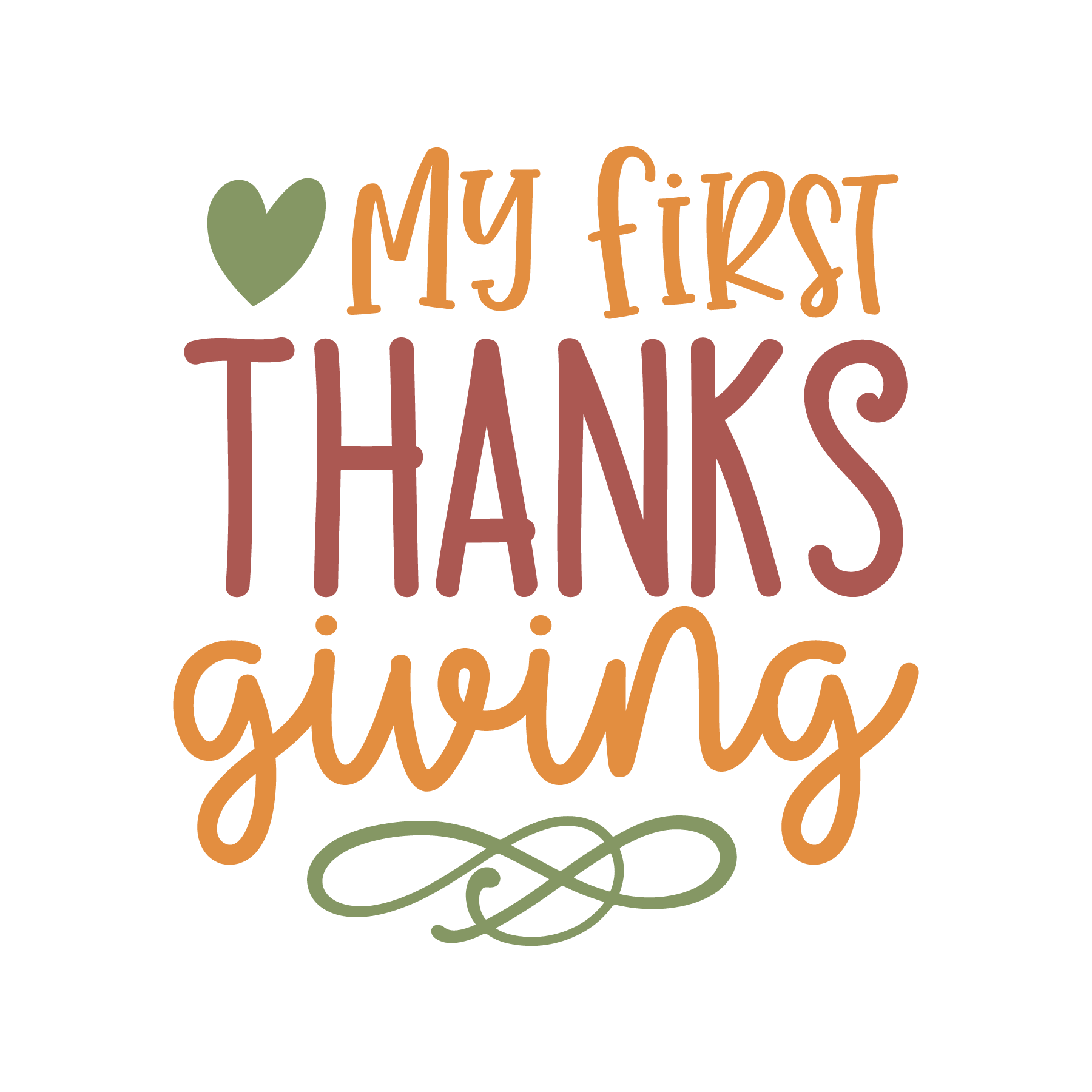 Inspirational Quote My First Thank Giving Motivational Sticker Vinyl Decal Motivation Stickers- 5" Vinyl Sticker Waterproof