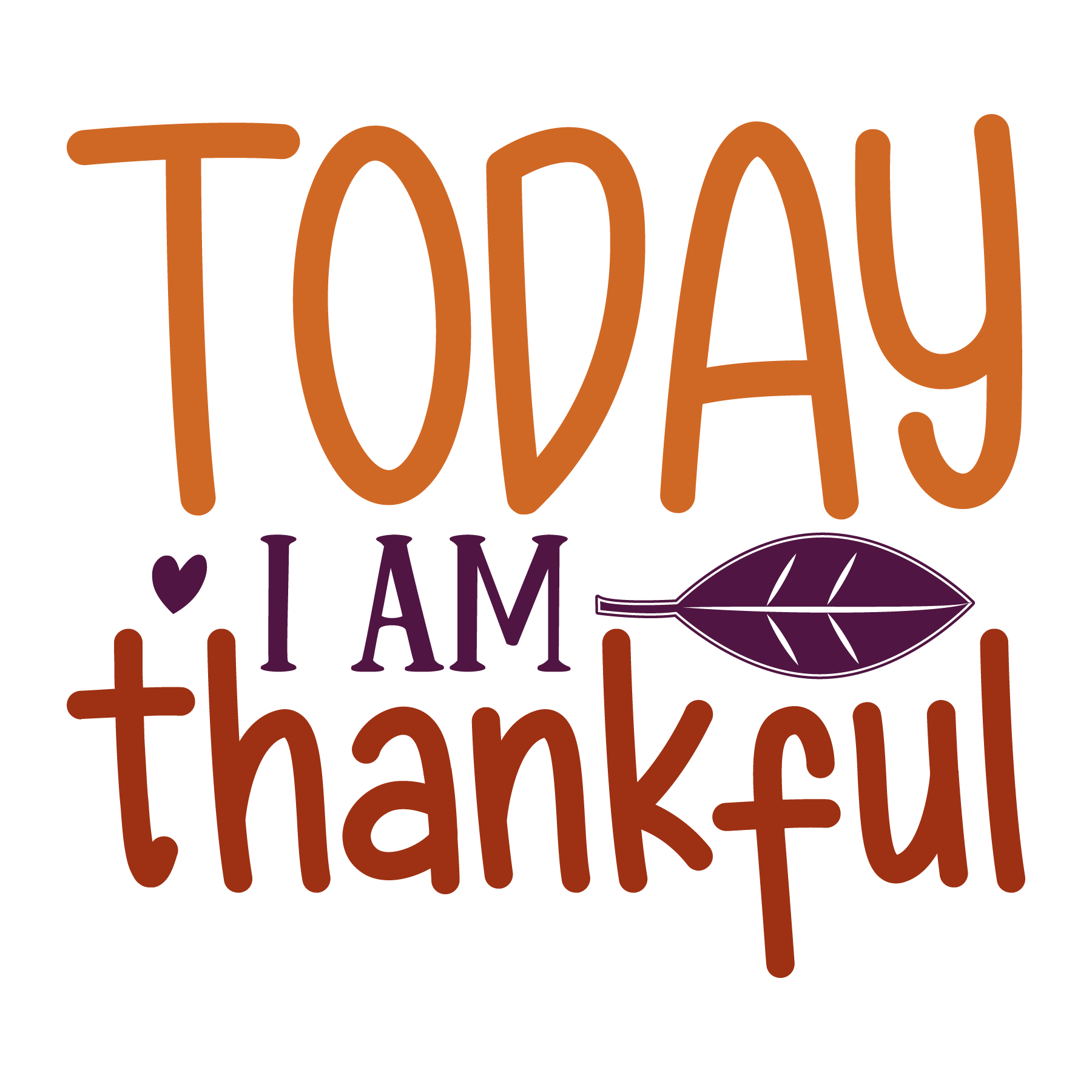 Inspirational Quote Today I Am Thankful Motivational Sticker Vinyl Decal Motivation Stickers- 5" Vinyl Sticker Waterproof