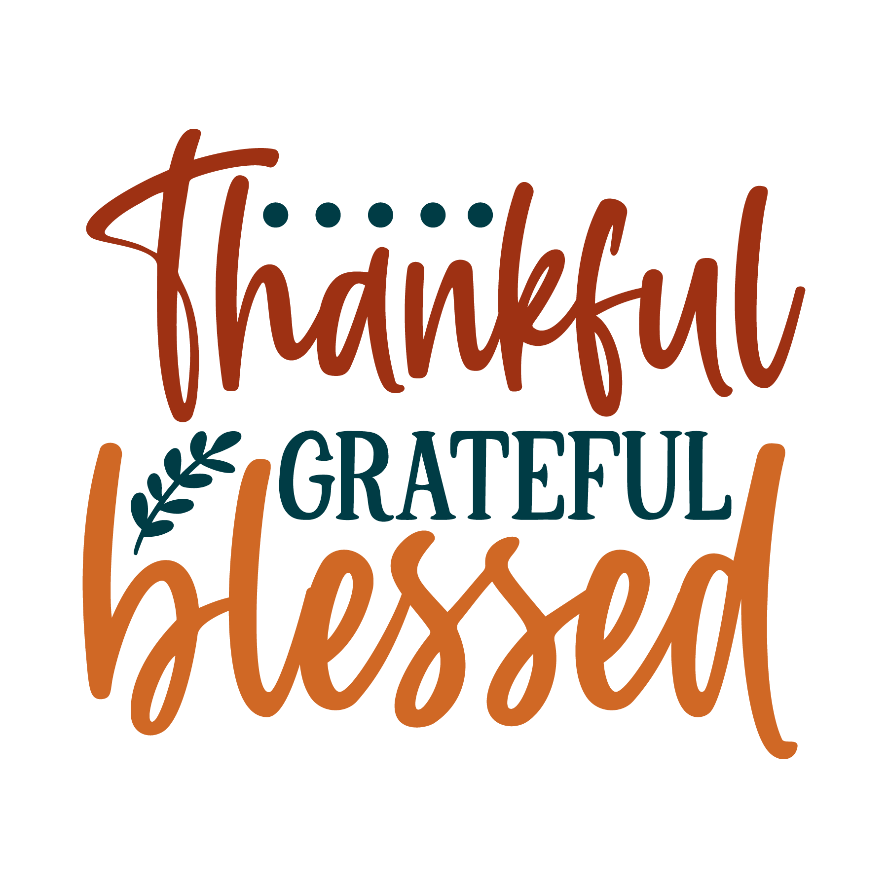 Inspirational Quote Thankful Grateful Blessed Pretty Gift Motivational Sticker Vinyl Decal Motivation Stickers- 5" Vinyl Sticker Waterproof