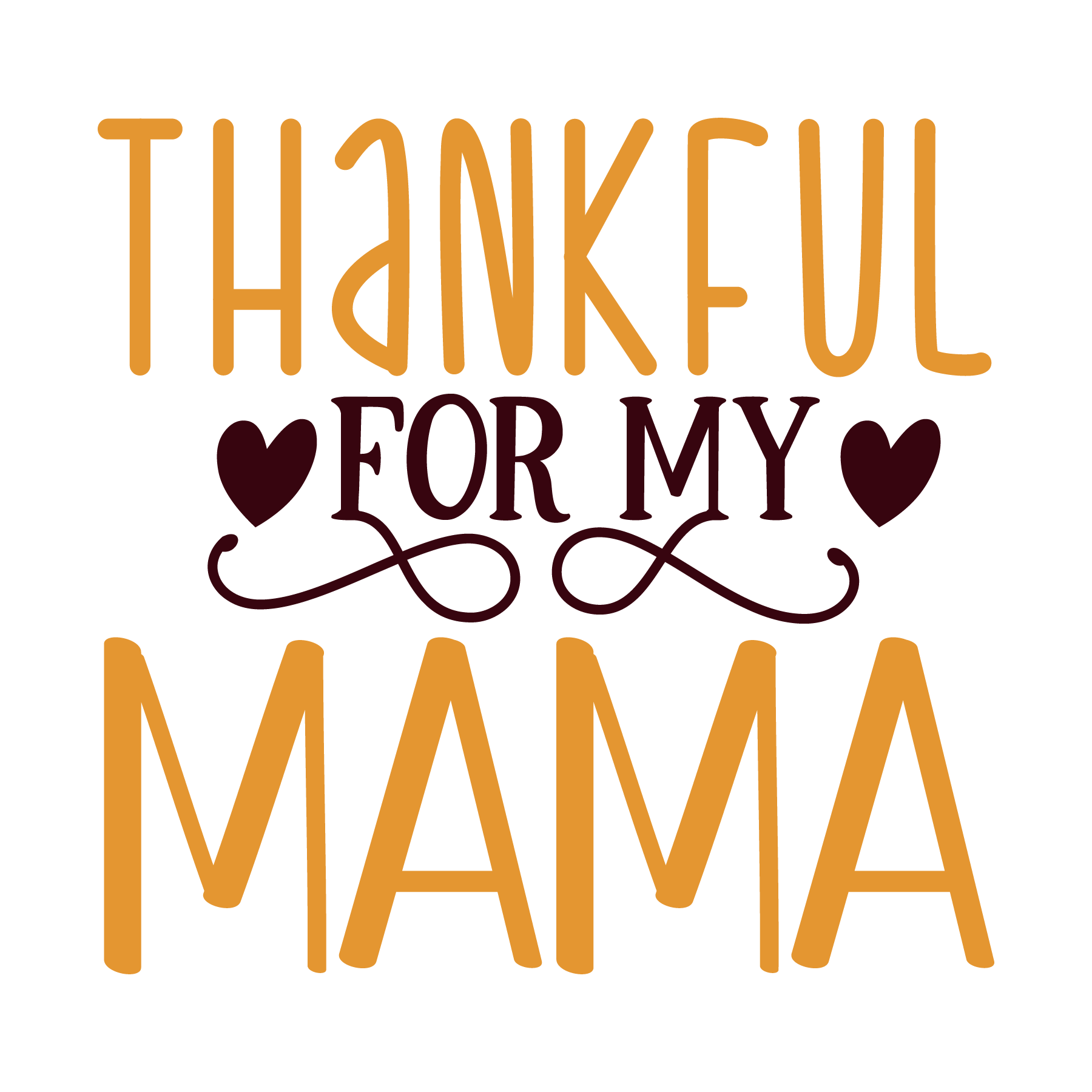 Inspirational Quote Thankful For My Mama Heart Motivational Sticker Vinyl Decal Motivation Stickers- 5" Vinyl Sticker Waterproof