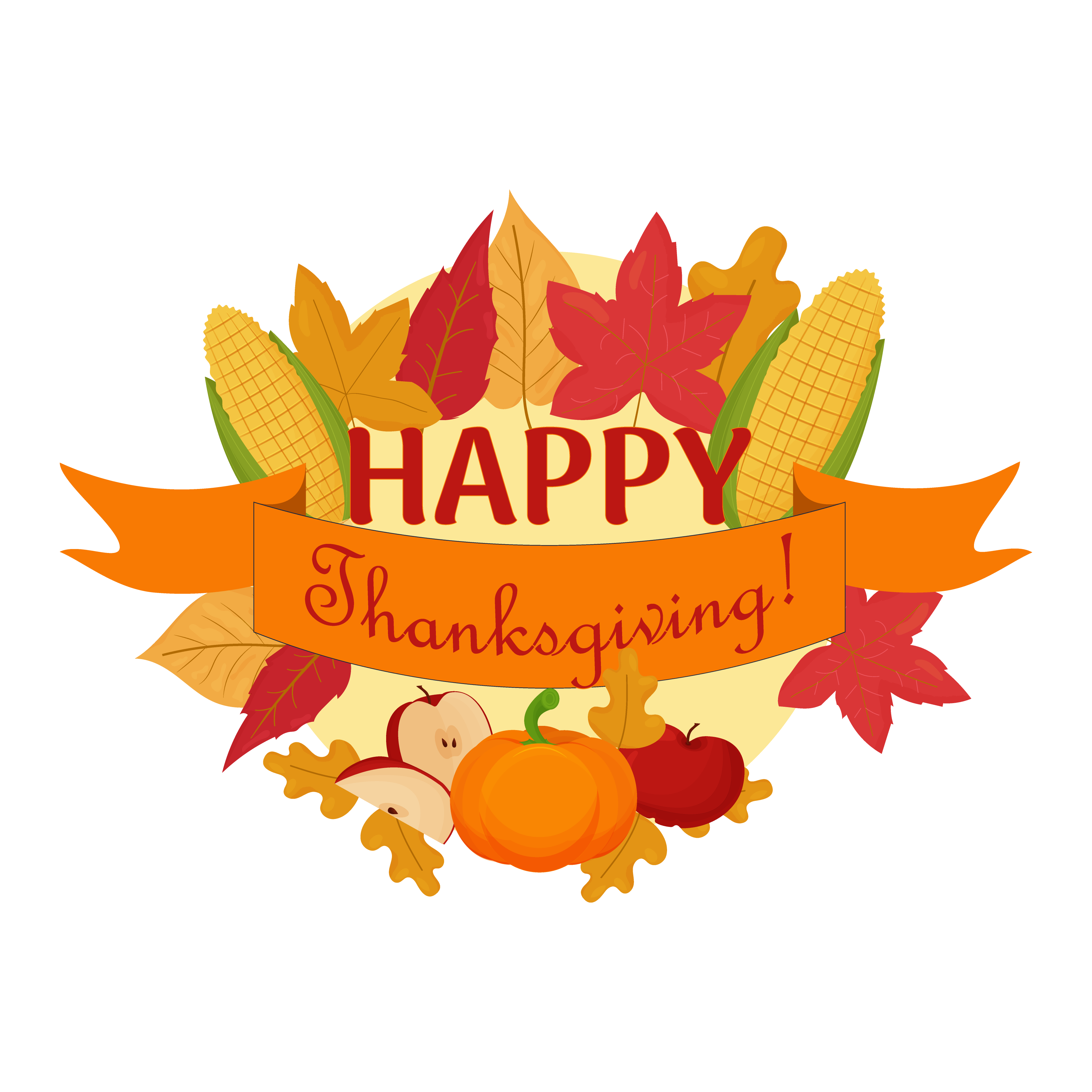 Inspirational Quote Happy Thanksgiving! Red Leaf Motivational Sticker Vinyl Decal Motivation Stickers- 5" Vinyl Sticker Waterproof