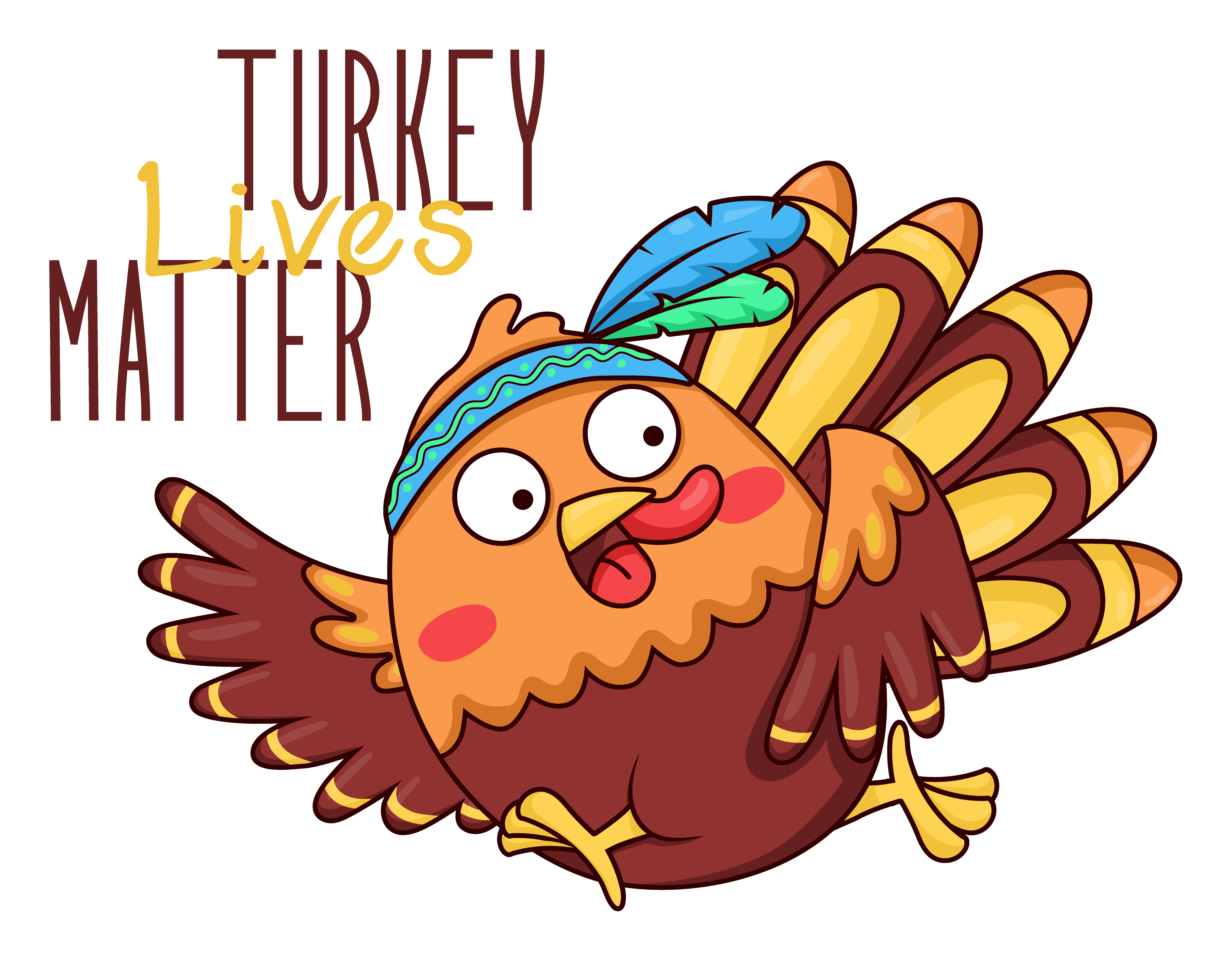 Inspirational Quote Turkey Lives Matter Motivational Sticker Vinyl Decal Motivation Stickers- 5" Vinyl Sticker Waterproof