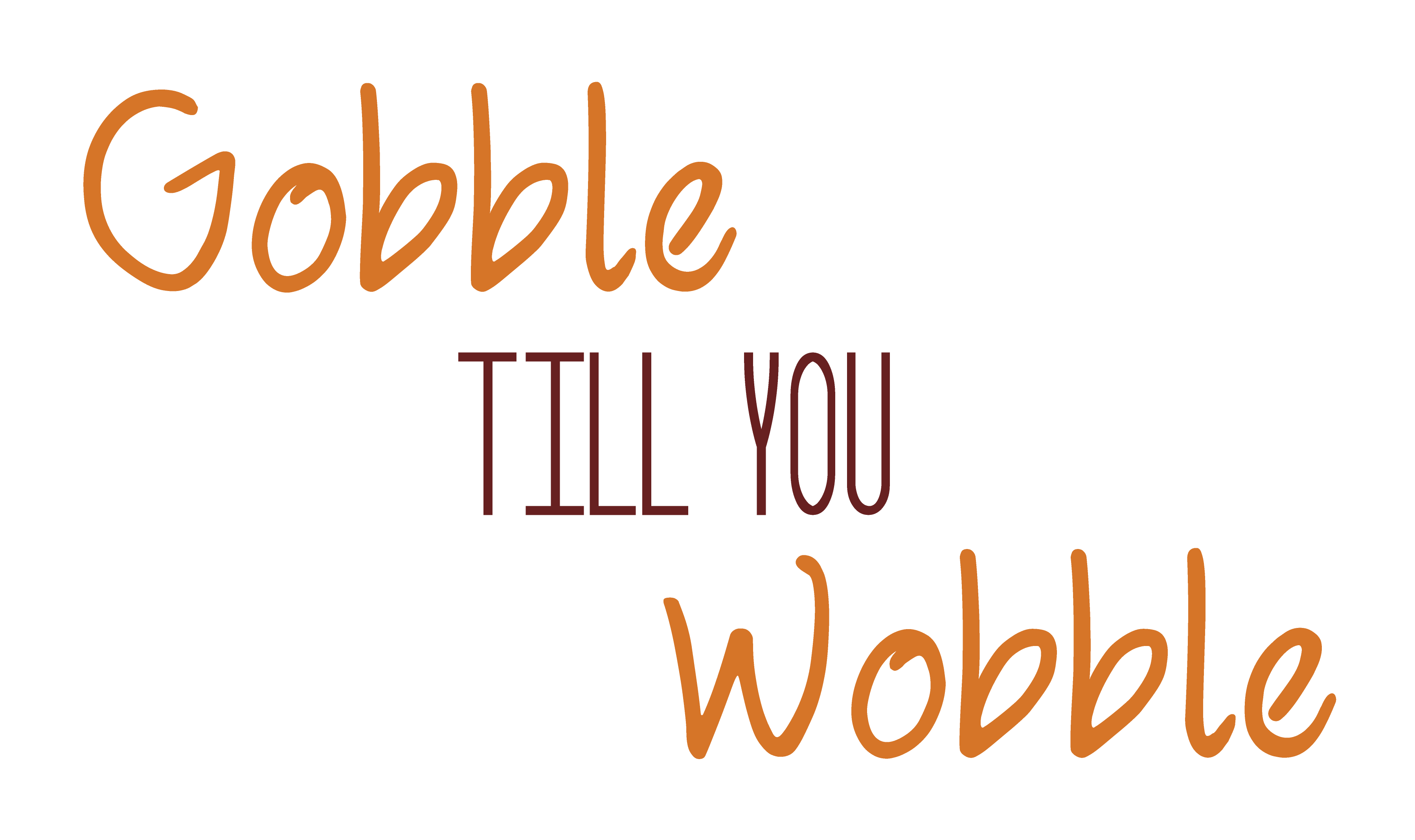 Inspirational Quote Globble Till You Wobble Motivational Sticker Vinyl Decal Motivation Stickers- 5" Vinyl Sticker Waterproof
