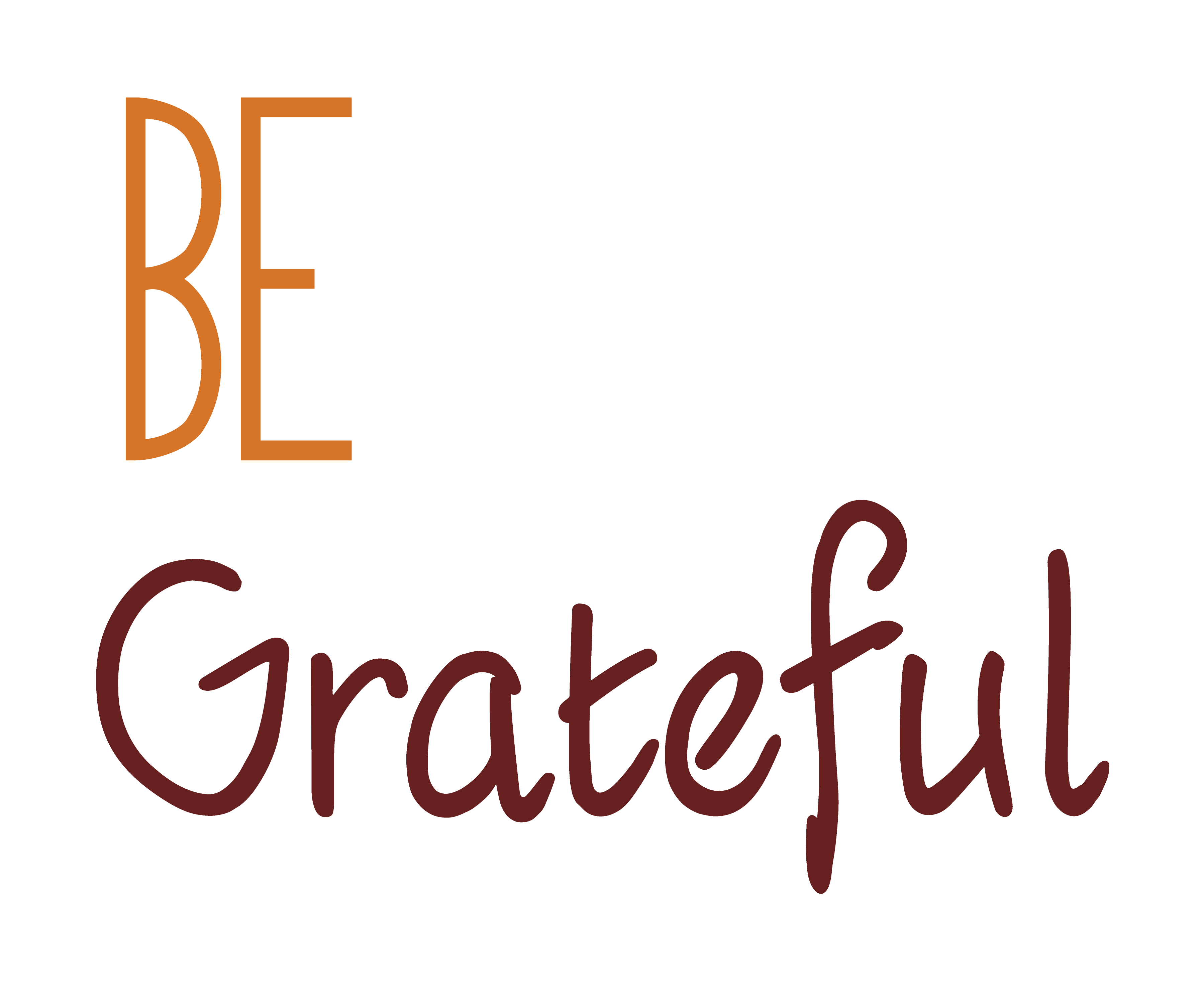 Inspirational Quote Be Grateful Gift Motivational Sticker Vinyl Decal Motivation Stickers- 5" Vinyl Sticker Waterproof