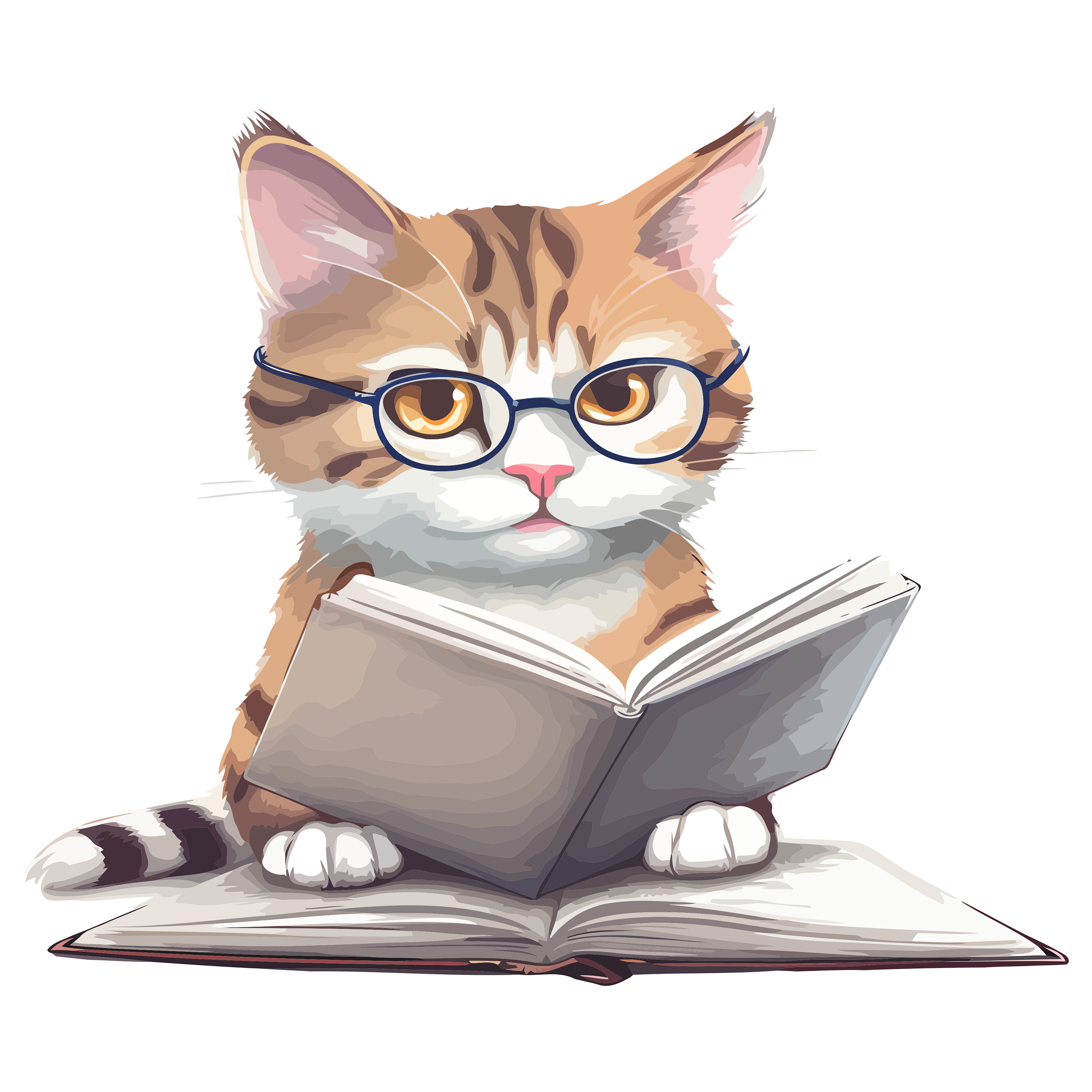 Inspirational Quote Cat On Book Reading Motivational Sticker Vinyl Decal Motivation Stickers- 5" Vinyl Sticker Waterproof