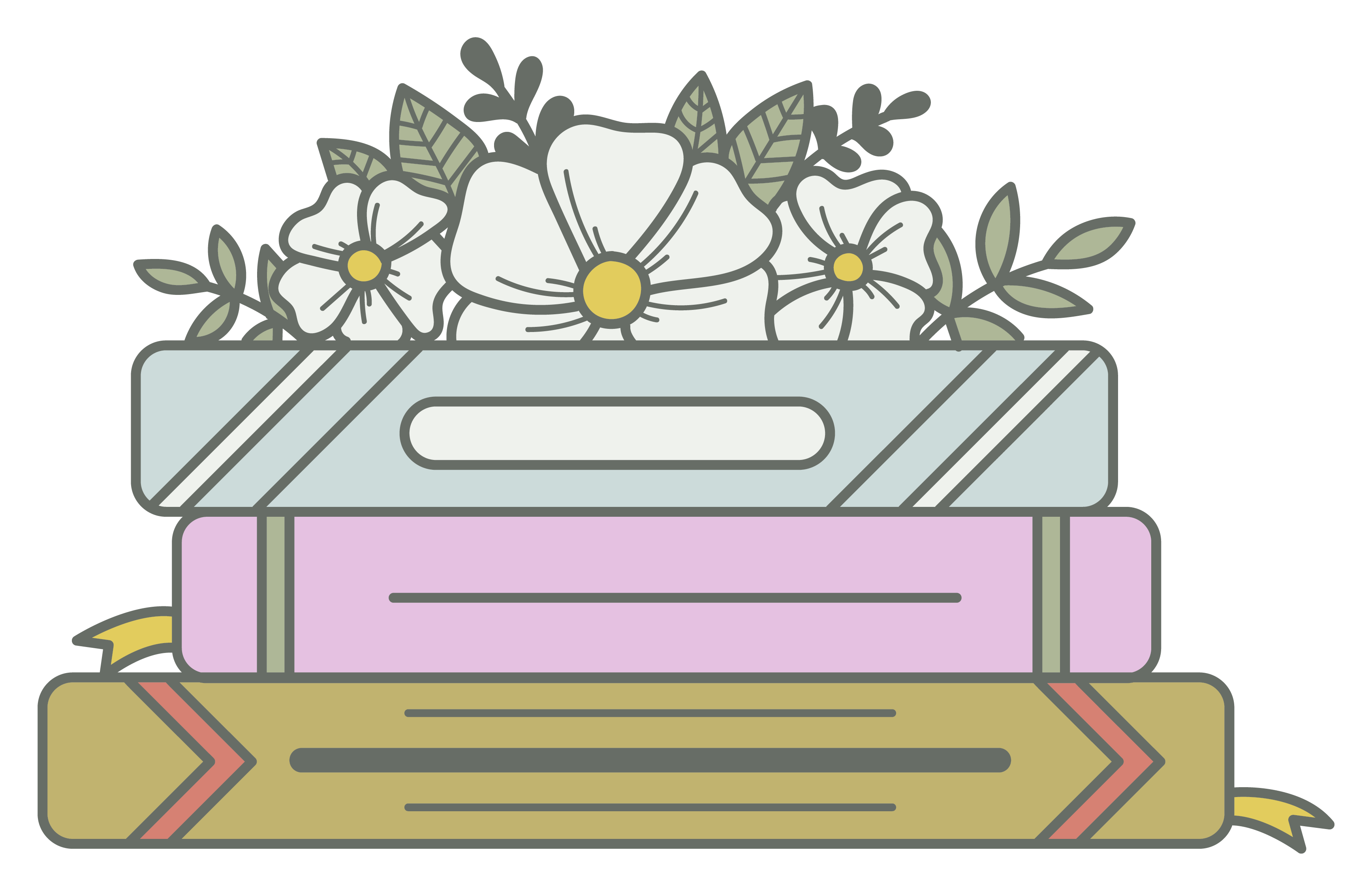 Inspirational Quote Vintage Floral Book Isolated Motivational Sticker Vinyl Decal Motivation Stickers- 5" Vinyl Sticker Waterproof