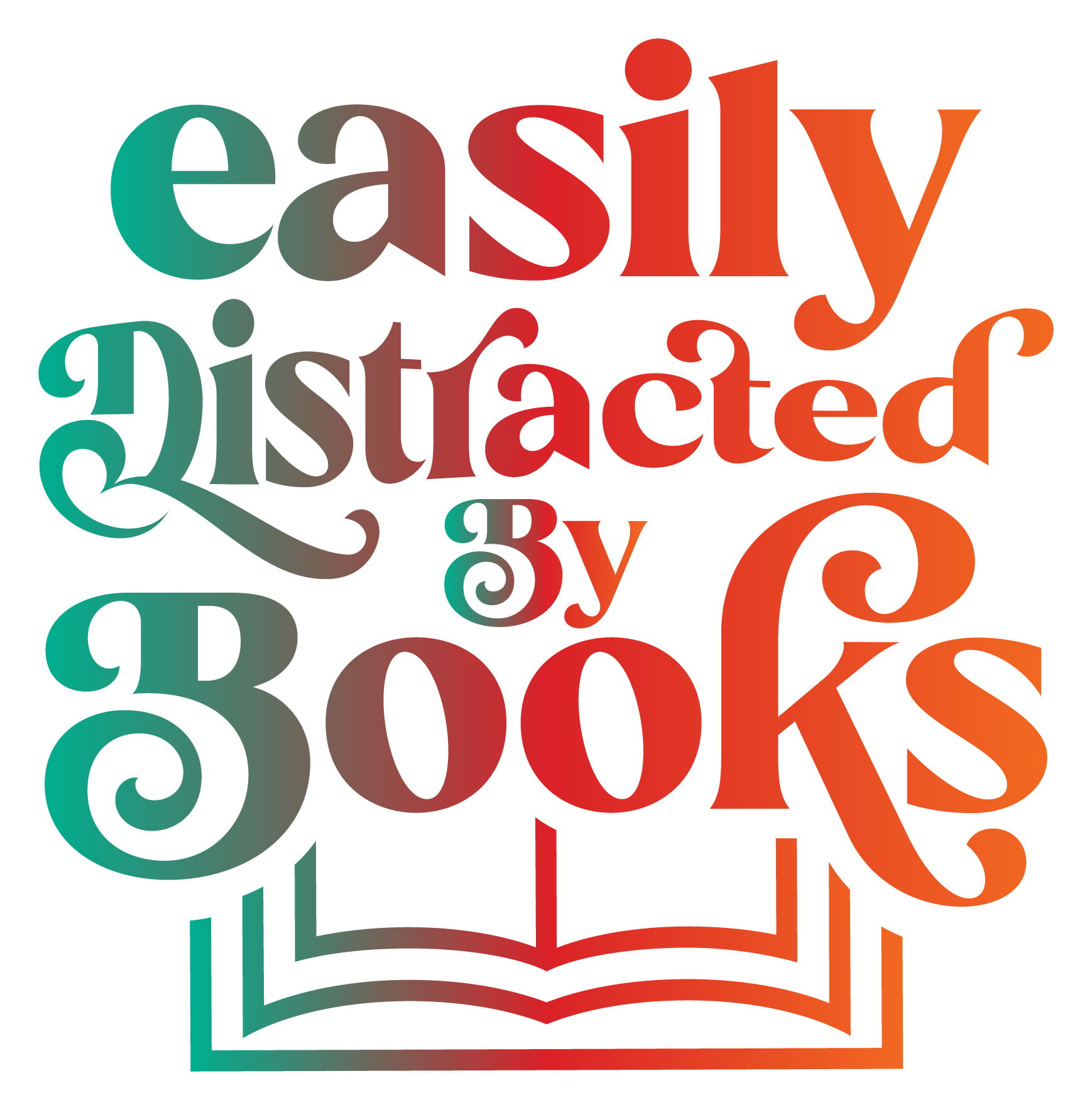Inspirational Quote Easily Distracted By Books Pretty Gift Motivational Sticker Vinyl Decal Motivation Stickers- 5" Vinyl Sticker Waterproof