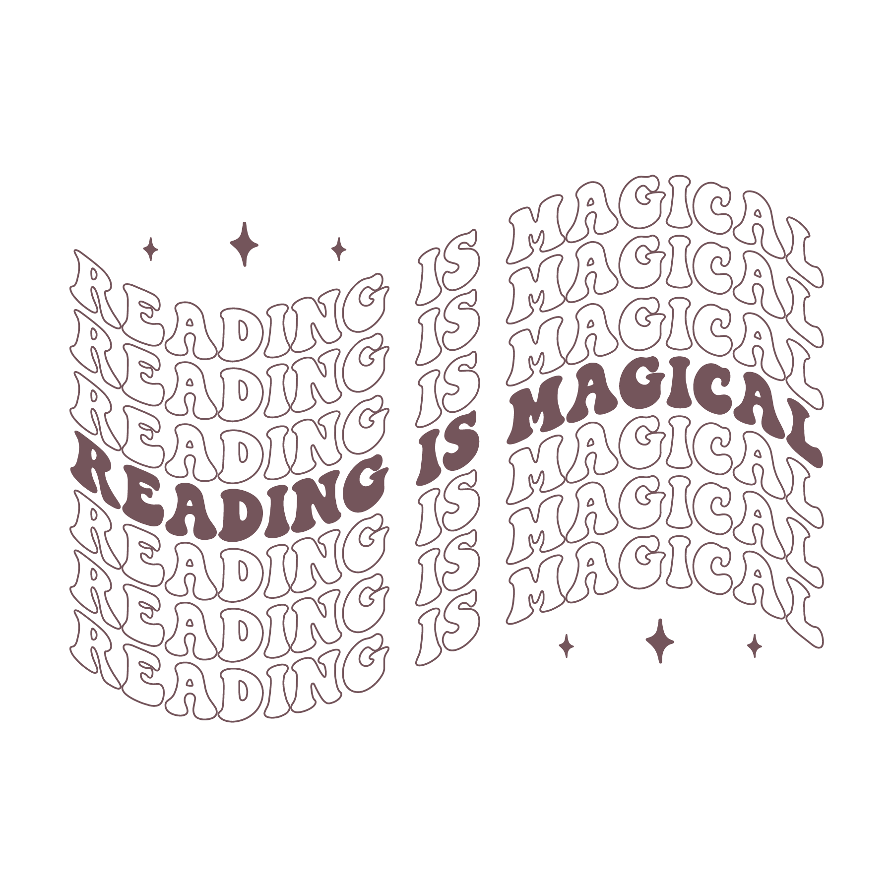 Inspirational Quote Reading Is Magical Motivational Sticker Vinyl Decal Motivation Stickers- 5" Vinyl Sticker Waterproof