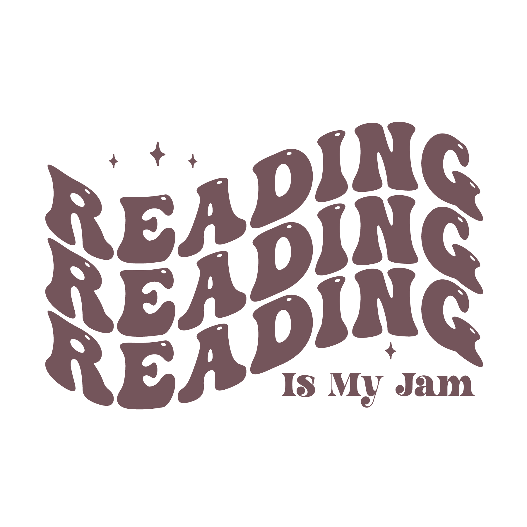 Inspirational Quote Reading Is My Jam Motivational Sticker Vinyl Decal Motivation Stickers- 5" Vinyl Sticker Waterproof