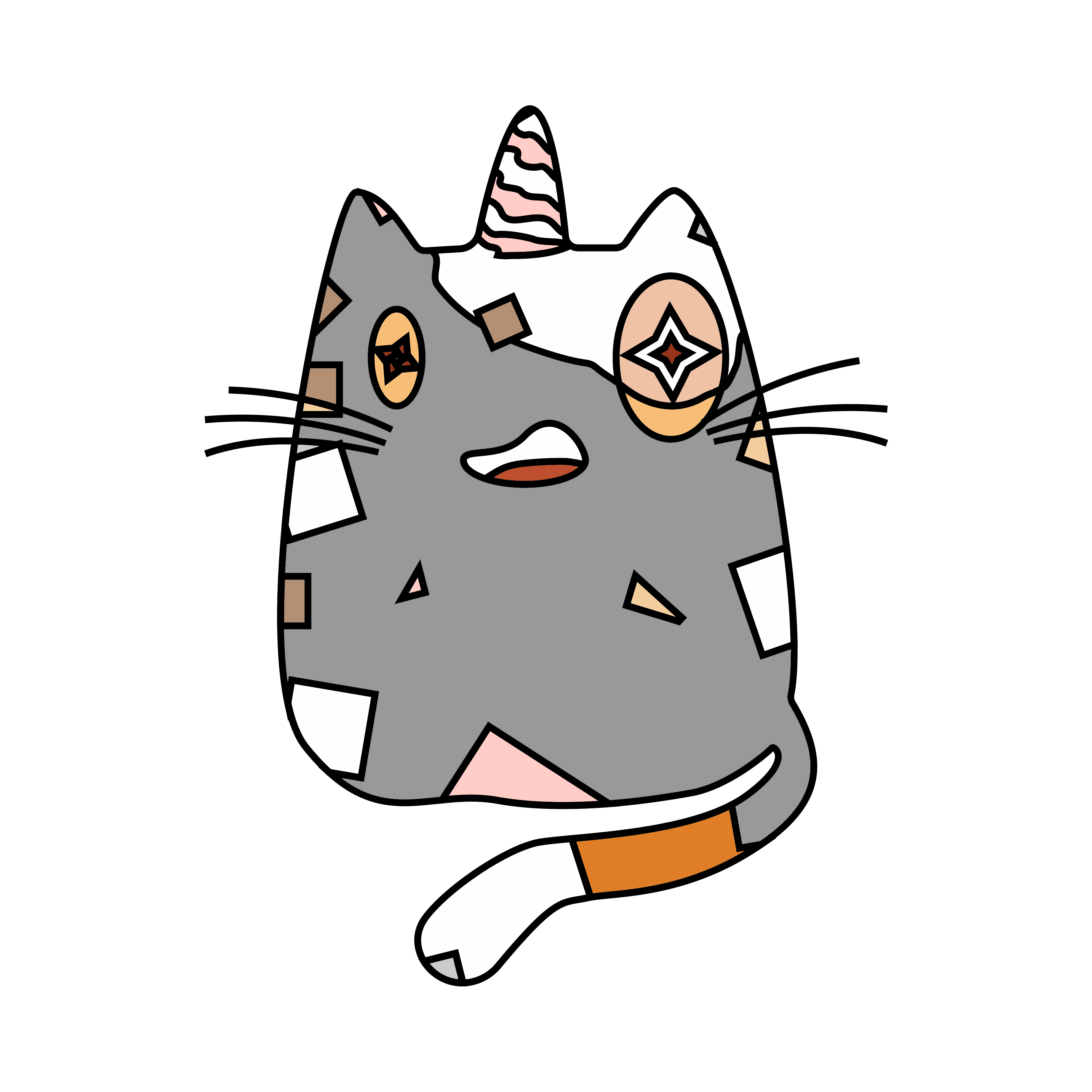 Inspirational Quote "Funny Cat Sticker" Motivational Sticker Vinyl Decal Motivation Stickers- 5" Vinyl Sticker Waterproof