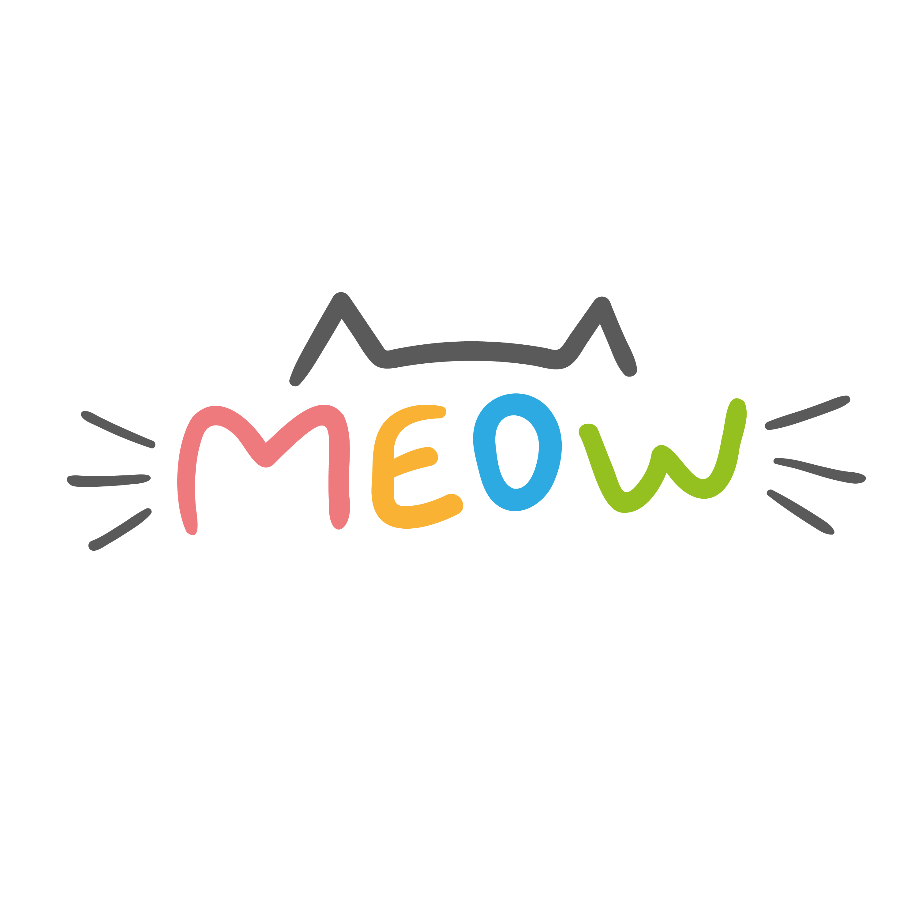 Inspirational Quote "Meow" Motivational Sticker Vinyl Decal Motivation Stickers- 5" Vinyl Sticker Waterproof