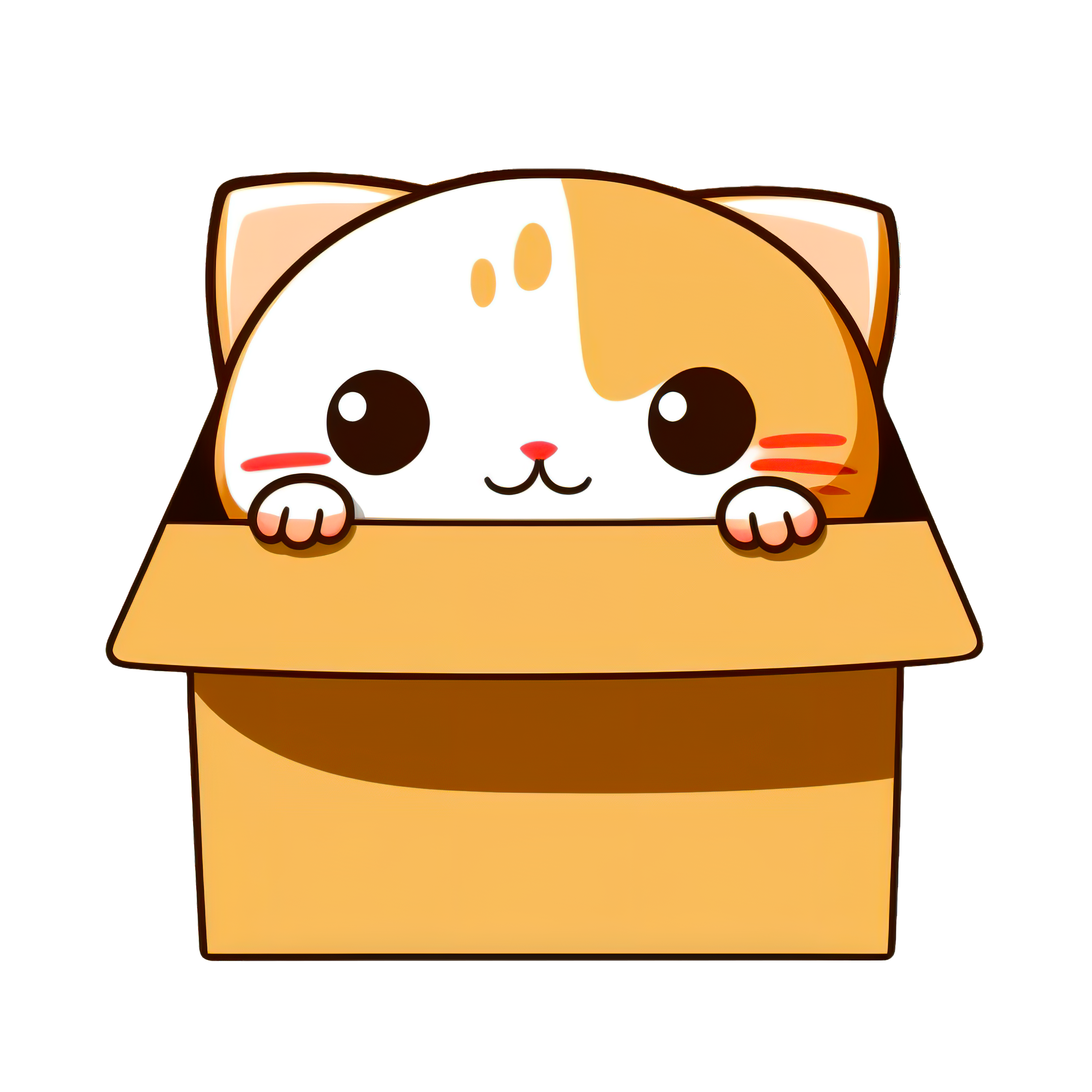 Inspirational Quote "Cat in The Box" Motivational Sticker Vinyl Decal Motivation Stickers- 5" Vinyl Sticker Waterproof