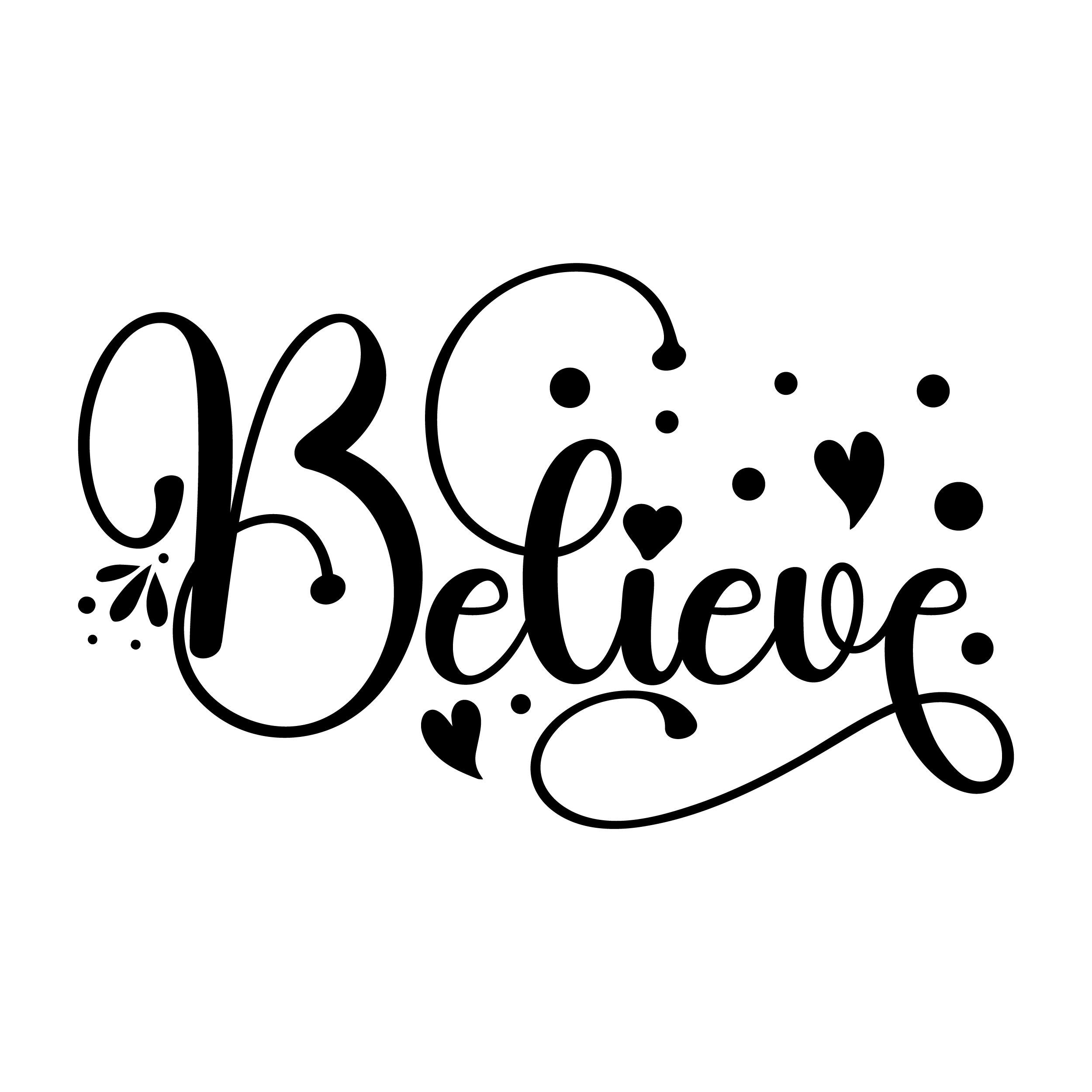 Inspirational Quote "Believe" Motivational Sticker Vinyl Decal Motivation Stickers- 5" Vinyl Sticker Waterproof