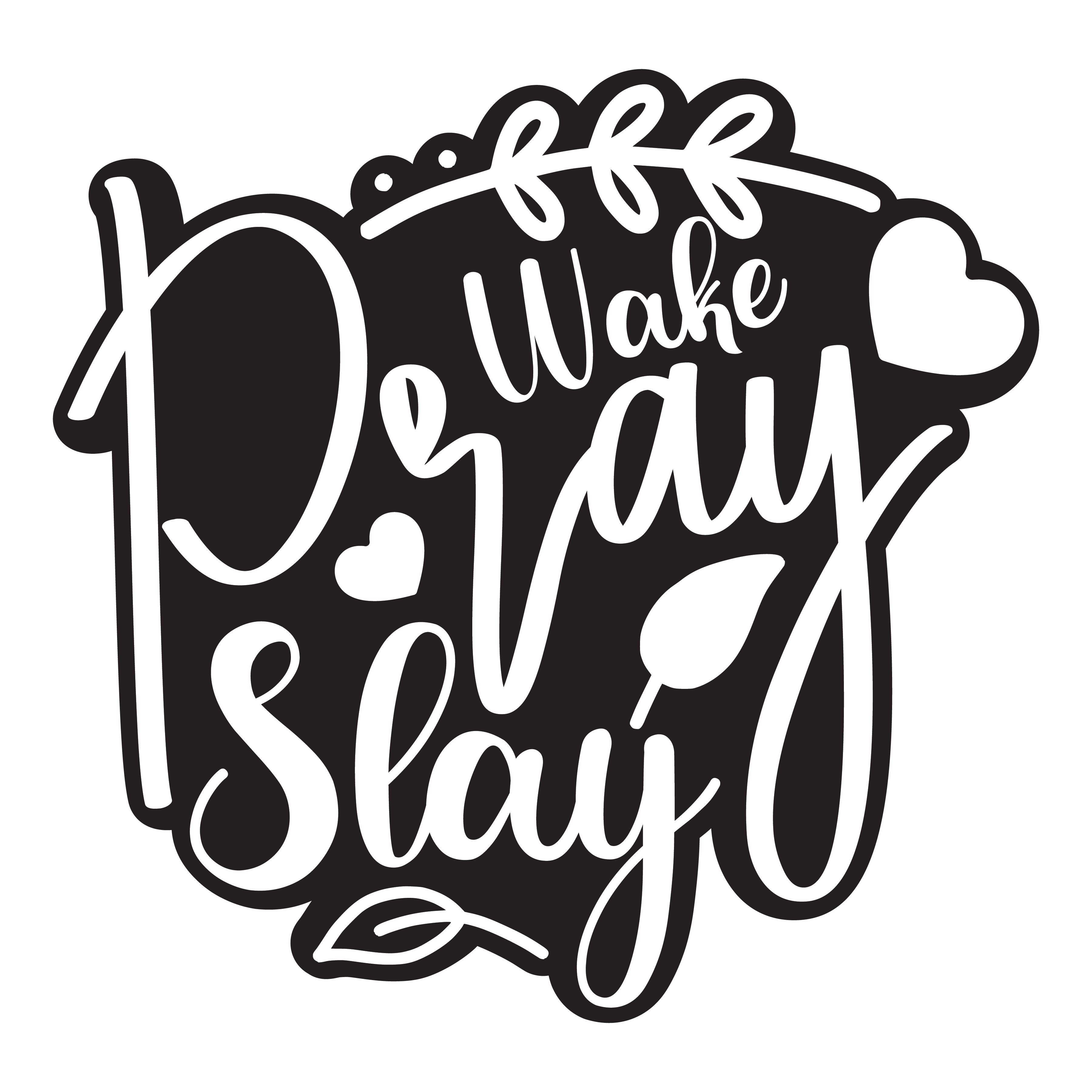Inspirational Quote "Walk Pray Slay" Motivational Sticker Vinyl Decal Motivation Stickers- 5" Vinyl Sticker Waterproof