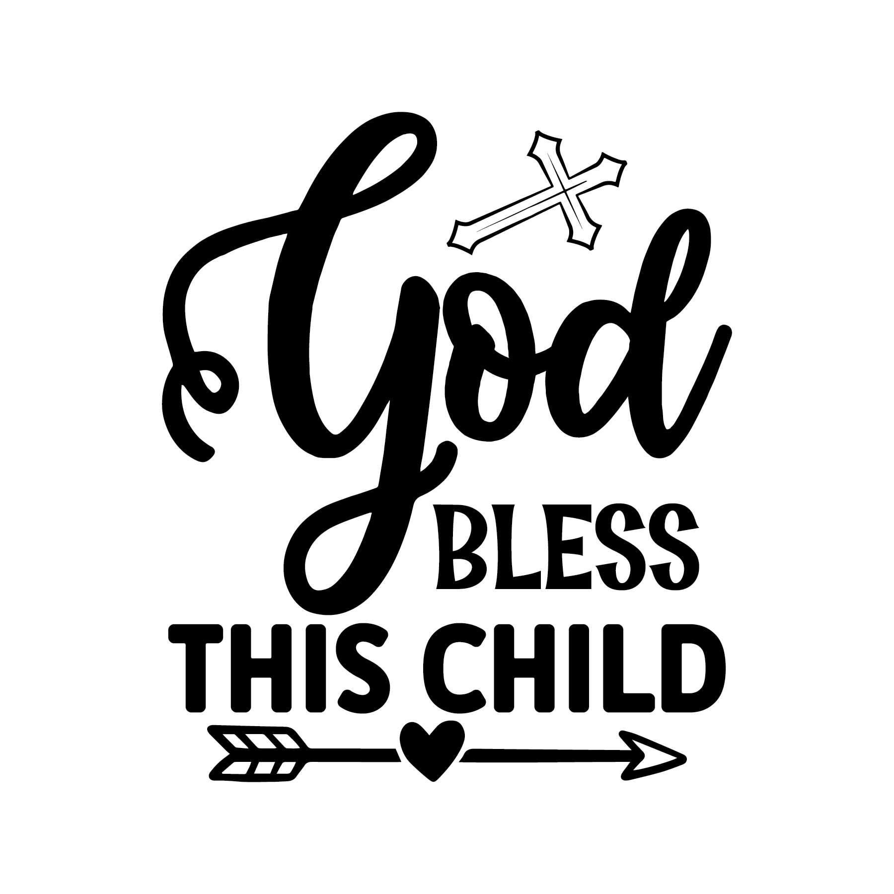 Inspirational Quote "God Bless This Child" Motivational Sticker Vinyl Decal Motivation Stickers- 5" Vinyl Sticker Waterproof
