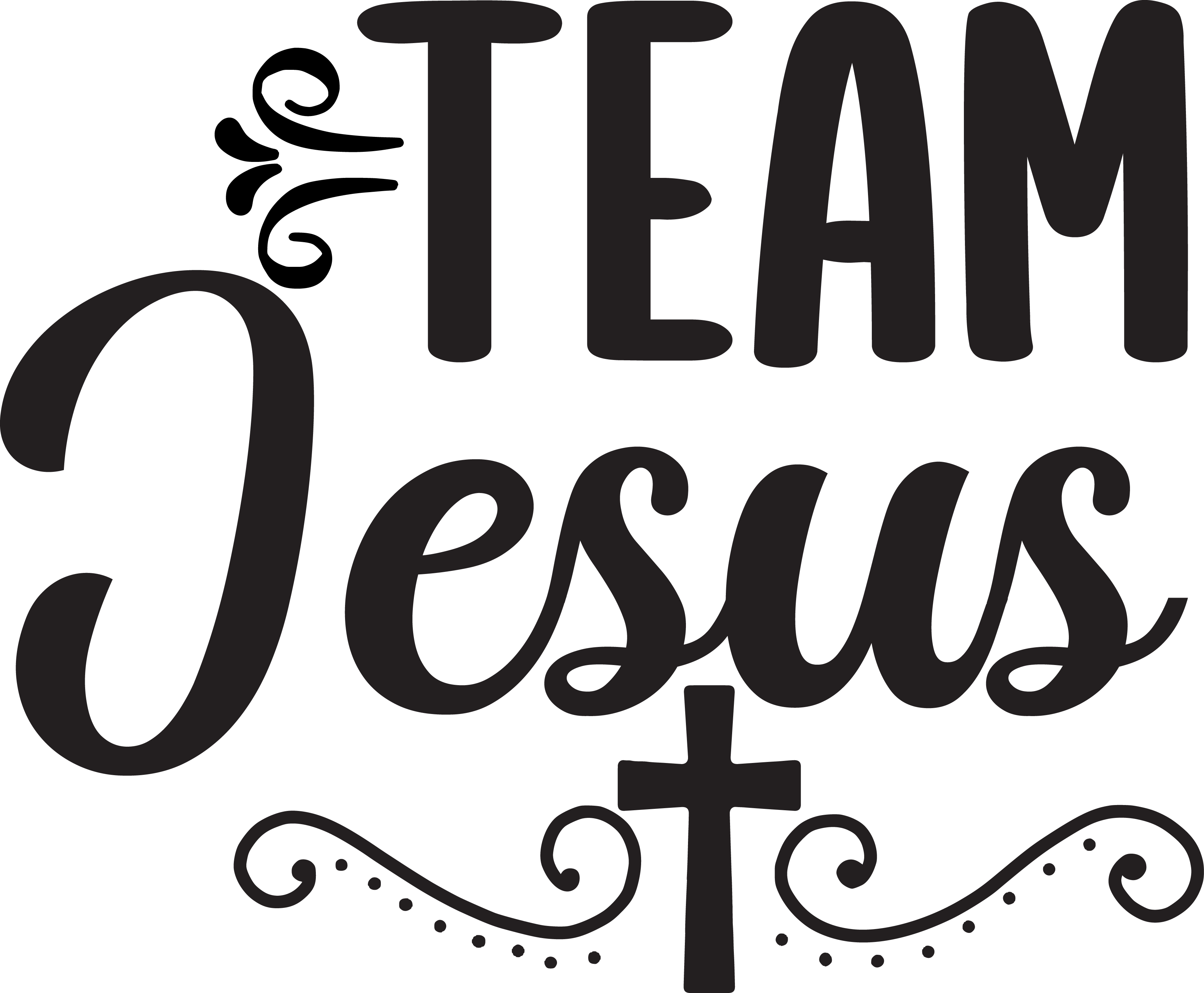 Inspirational Quote "Team Jesus Sticker." Motivational Sticker Vinyl Decal Motivation Stickers- 5" Vinyl Sticker Waterproof