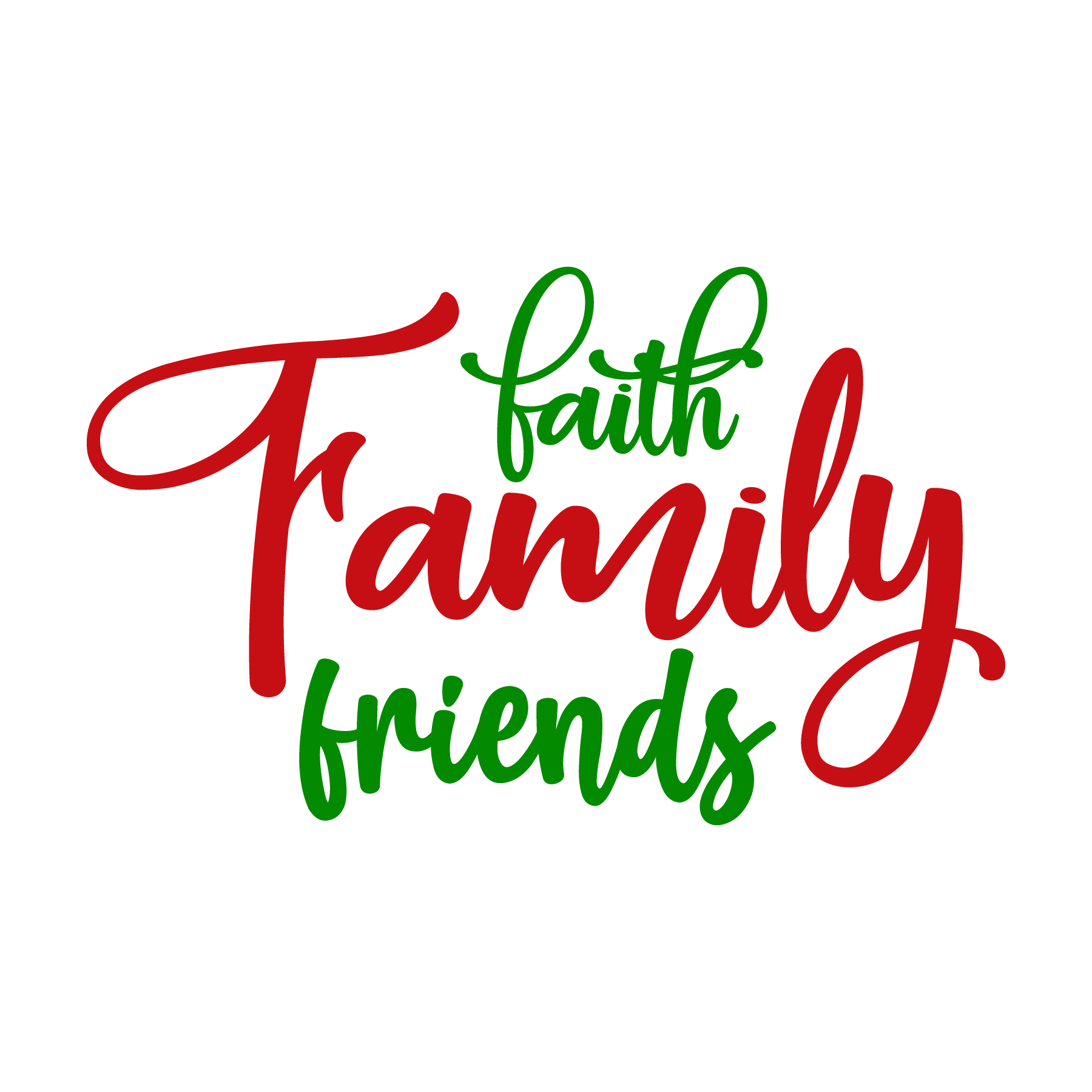 Inspirational Quote "Faith Family Friends Gift Sticker" Motivational Sticker Vinyl Decal Motivation Stickers- 5" Vinyl Sticker Waterproof