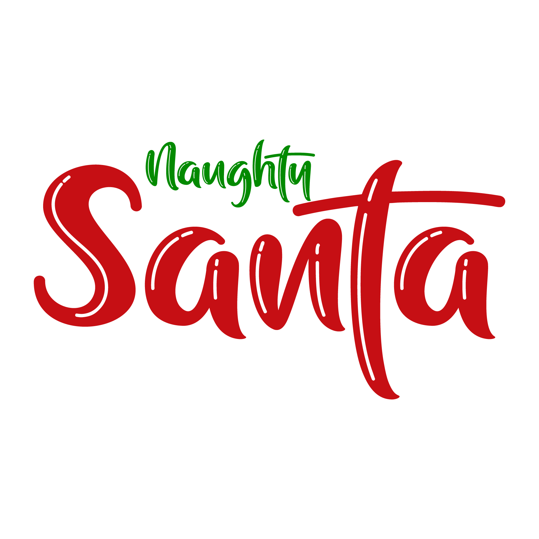 Inspirational Quote "Naughty Santa" Motivational Sticker Vinyl Decal Motivation Stickers- 5" Vinyl Sticker Waterproof