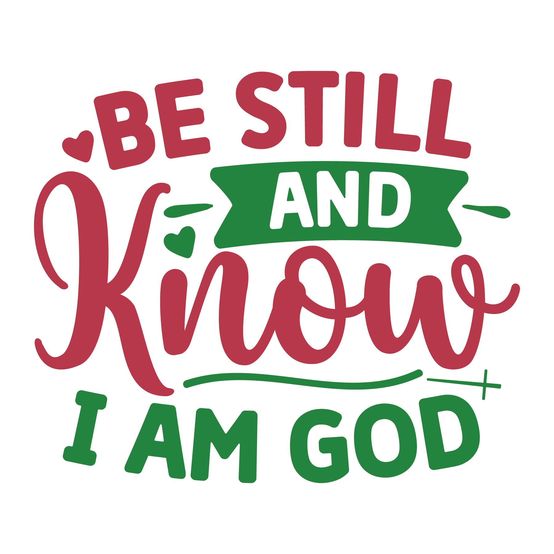 Inspirational Quote "Be Still And Know I AM Good" Motivational Sticker Vinyl Decal Motivation Stickers- 5" Vinyl Sticker Waterproof