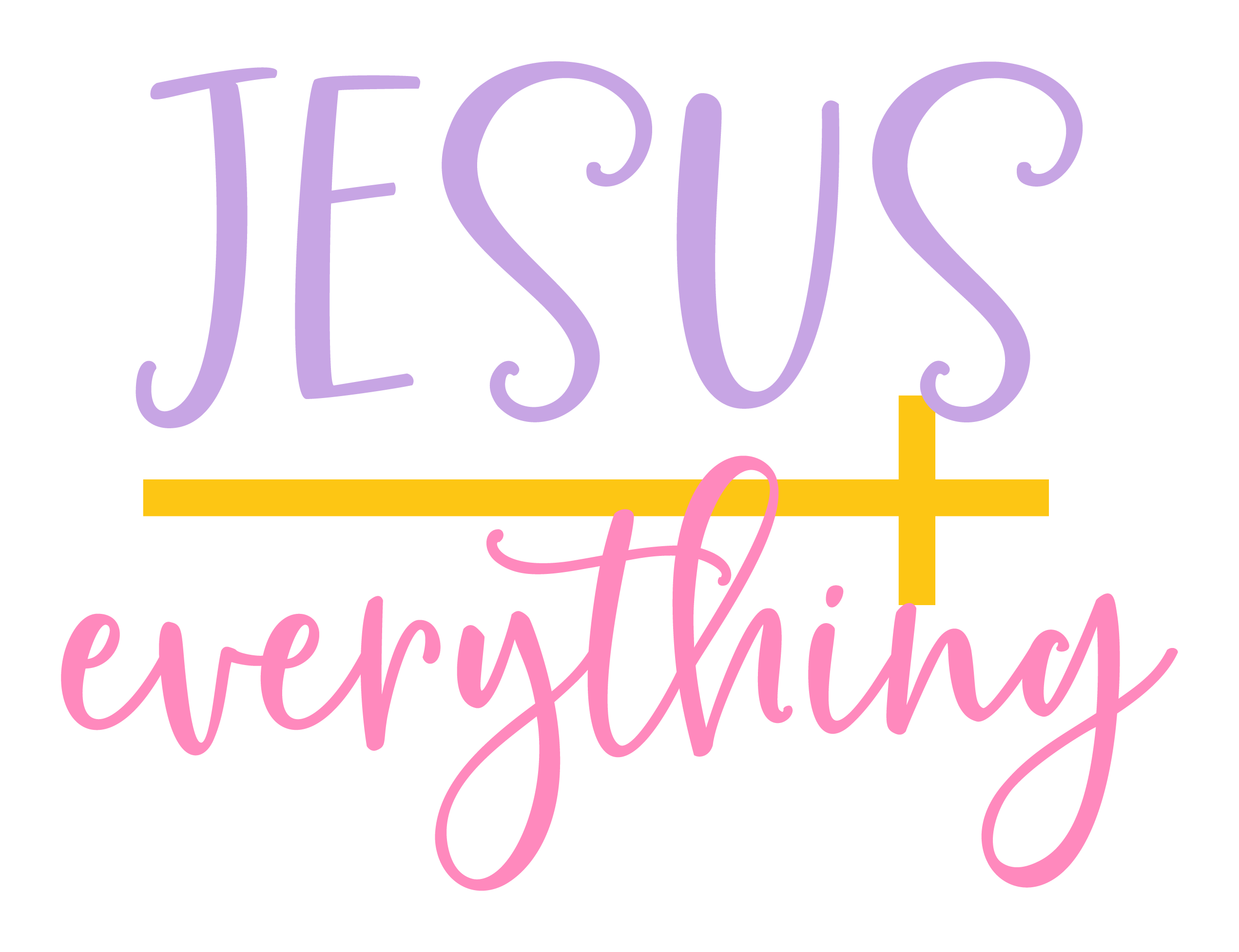 Inspirational Quote "Jesus Everything, Pretty Sticker" Motivational Sticker Vinyl Decal Motivation Stickers- 5" Vinyl Sticker Waterproof