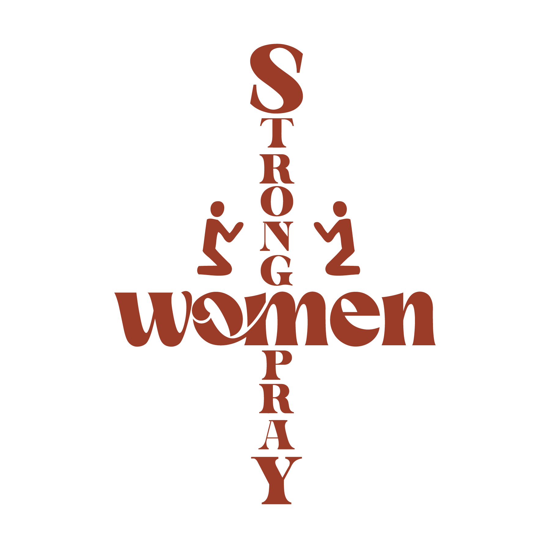 Inspirational Quote "Strong Women Pray" Motivational Sticker Vinyl Decal Motivation Stickers- 5" Vinyl Sticker Waterproof