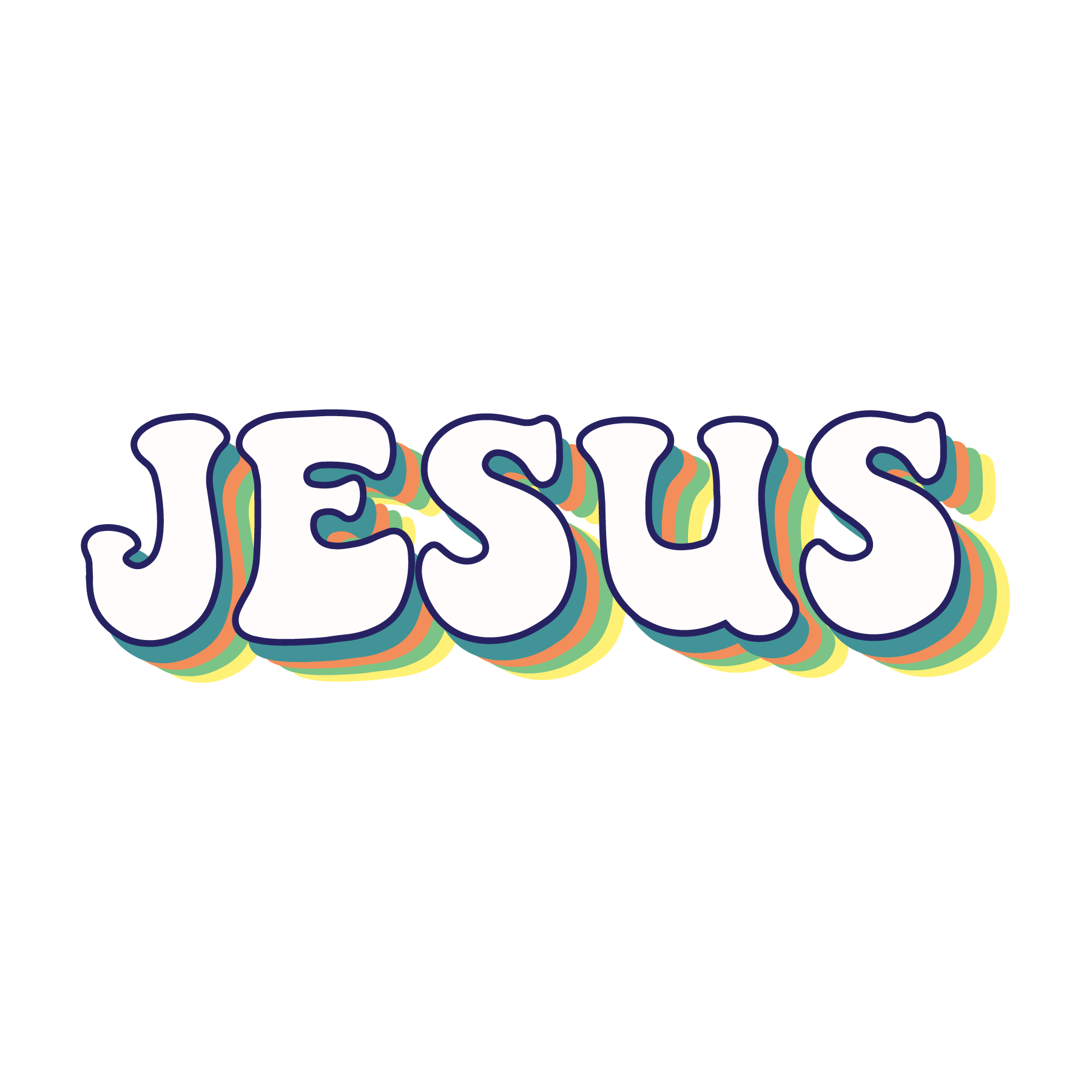 Inspirational Quote "Jesus, Great" Motivational Sticker Vinyl Decal Motivation Stickers- 5" Vinyl Sticker Waterproof