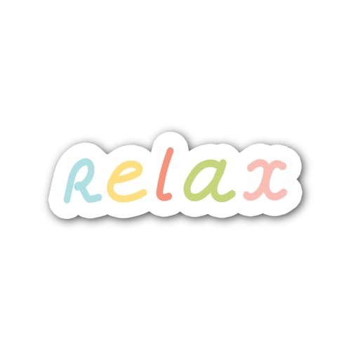 2 (Pieces) 3" and 5" Focus on The Good Saying Sticker, Waterproof Vinyl Decals for Many Purpose Like