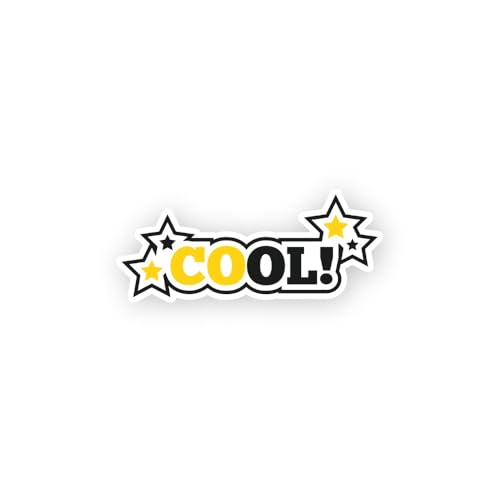 2 (Pieces) 3" and 5" Monogram Sleigh Outline Sticker, Waterproof Vinyl Decals for Many Purpose Like 