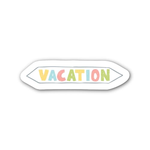 2 (Pieces) 3" and 5" Better Than Yesterday Quote Sticker, Waterproof Vinyl Decals for Many Purpose L