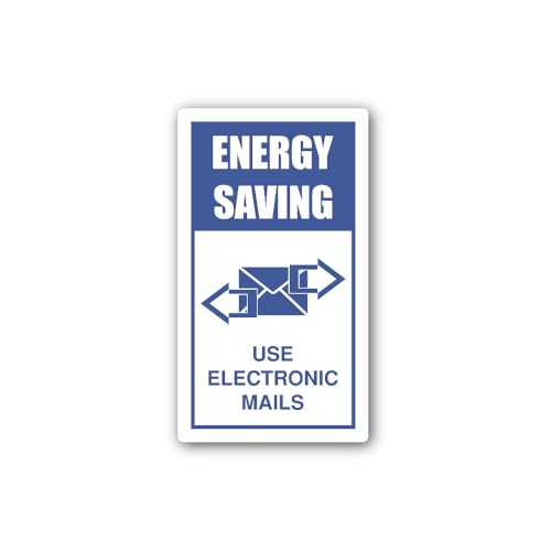 2 (Pieces) 3" and 5" USE Electronic MAILS Sign Sticker, Waterproof Vinyl Decals for Many Purpose Lik