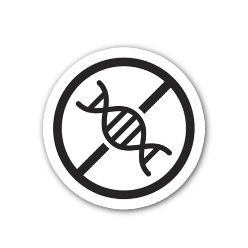 2 (Pieces) 3" and 5" DNA Symbol Sticker, Waterproof Vinyl Decals for Many Purpose Like Cars, Trucks,