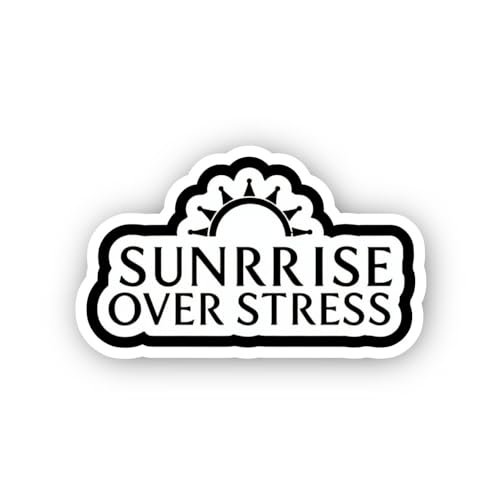 2 (Pieces) 3" and 5" Good Job Text Sticker, Waterproof Vinyl Decals for Many Purpose Like Cars, Truc