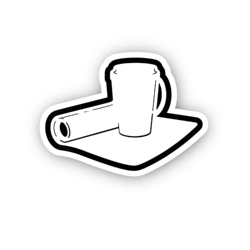 2 (Pieces) 3" and 5" Don't Panic, It's TEX Sticker, Waterproof Vinyl Decals for Many Purpose Like Ca