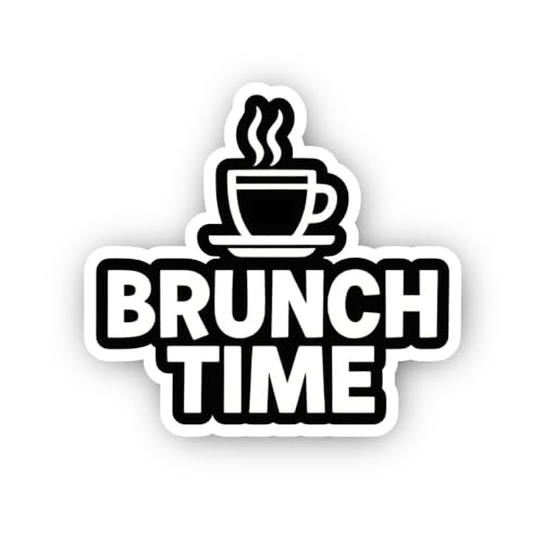 2 (Pieces) 3" and 5" TAKE TIME with Clock Sticker, Waterproof Vinyl Decals for Many Purpose Like Car