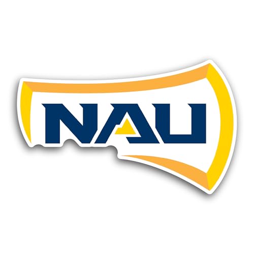 2 (Pieces) 3" and 5" Northern Ariz0na University Sticker, Waterproof Vinyl Decals for Many Purpose L
