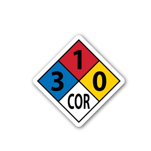2 (Pieces) 3" and 5" 310 COR Sticker, Waterproof Vinyl Decals for Many Purpose Like Cars, Trucks, La