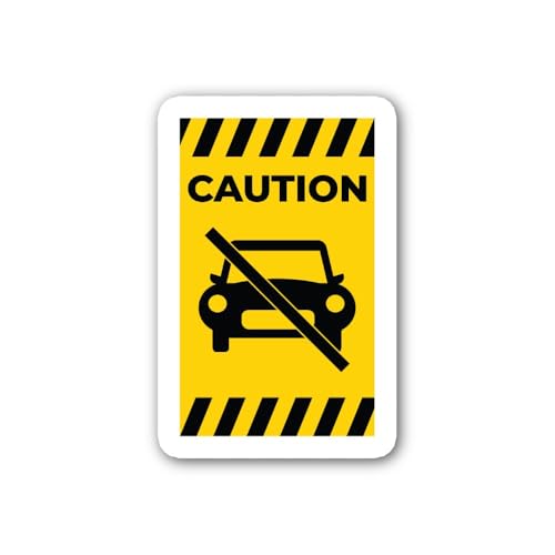 2 (Pieces) 3" and 5" Baby Crawling Past Tyrannosaur Sticker, Waterproof Vinyl Decals for Many Purpos