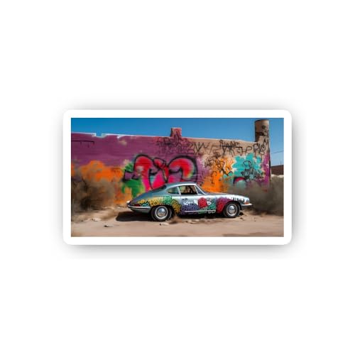 2 (Pieces) 3" and 5" Love Letter Sticker, Waterproof Vinyl Decals for Many Purpose Like Cars, Trucks