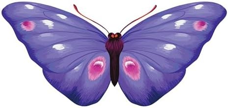 Inspirational Quote "Purple Butterfly" Motivational Sticker Vinyl Decal Motivation Stickers- 5" Vinyl Sticker Waterproof