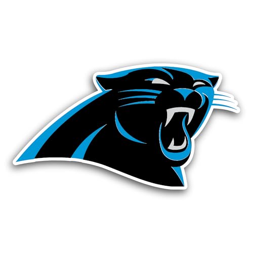 2 (Pieces) 3" and 5" Car0lina Panthers Decal Sticker, Waterproof Vinyl Decals for Many Purpose Like 