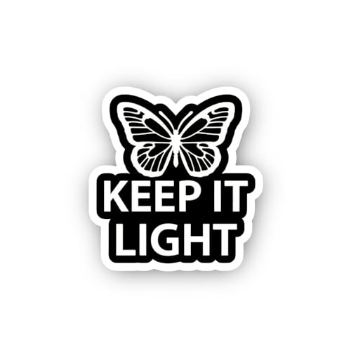 2 (Pieces) 3" and 5" Embrace Change Sticker, Waterproof Vinyl Decals for Many Purpose Like Cars, Tru