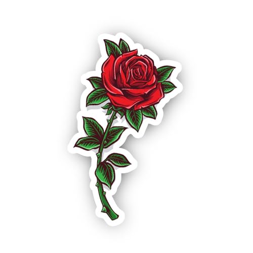 2 (Pieces) 3" and 5" Lowlife Red and Black Text Sticker, Waterproof Vinyl Decals for Many Purpose Li